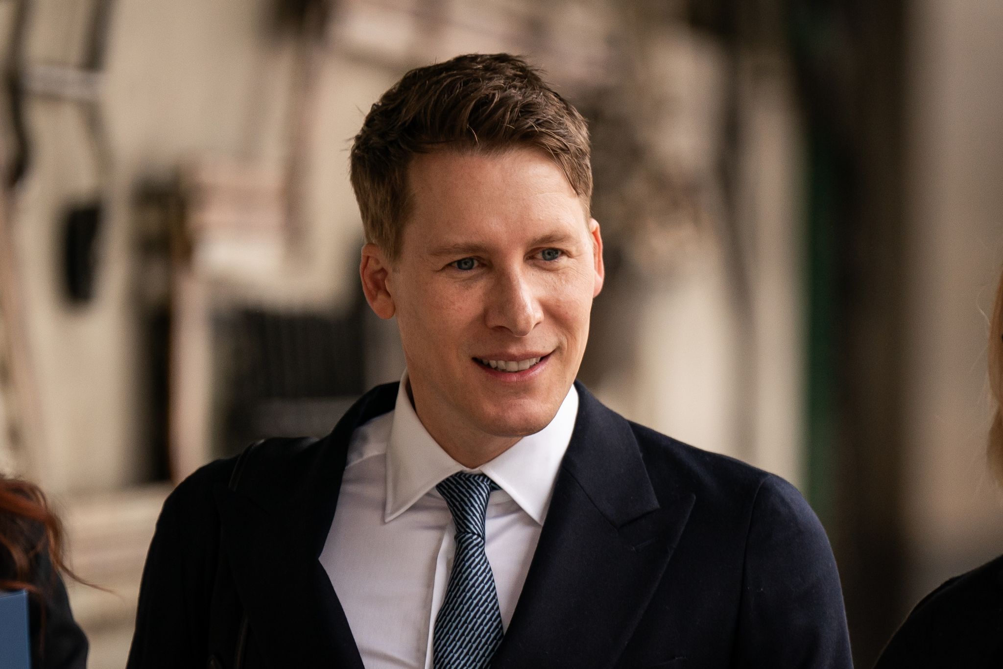 Dustin Lance Black, Oscar-Preisträger Aus Den USA, Kommt Vor Dem Westminster Magistrates' Court An.