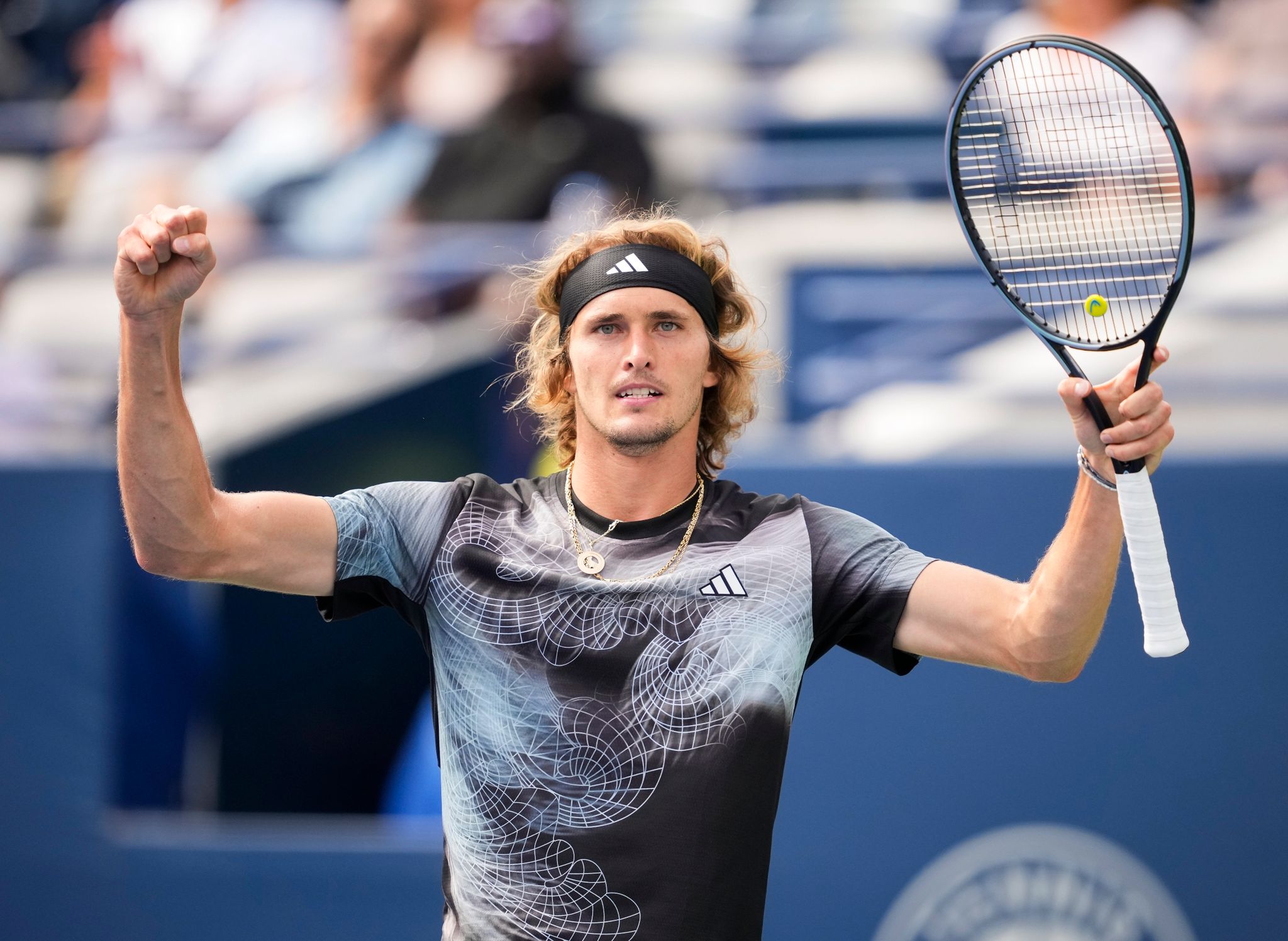 Alexander Zverev Hat Sein Auftaktmatch In Toronto Gewonnen.