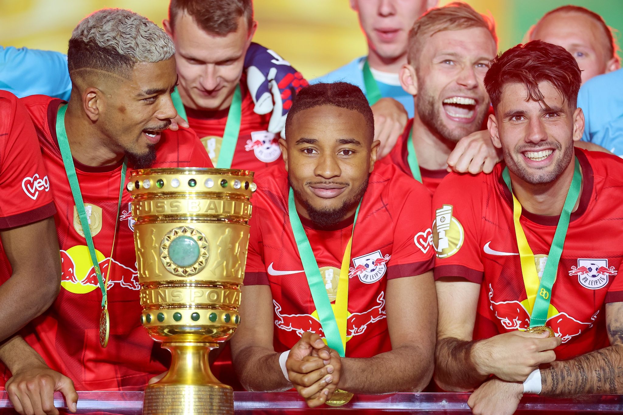 Die Leipziger Hatten In Der Vergangenen Saison Den DFB-Pokal Gewonnen.