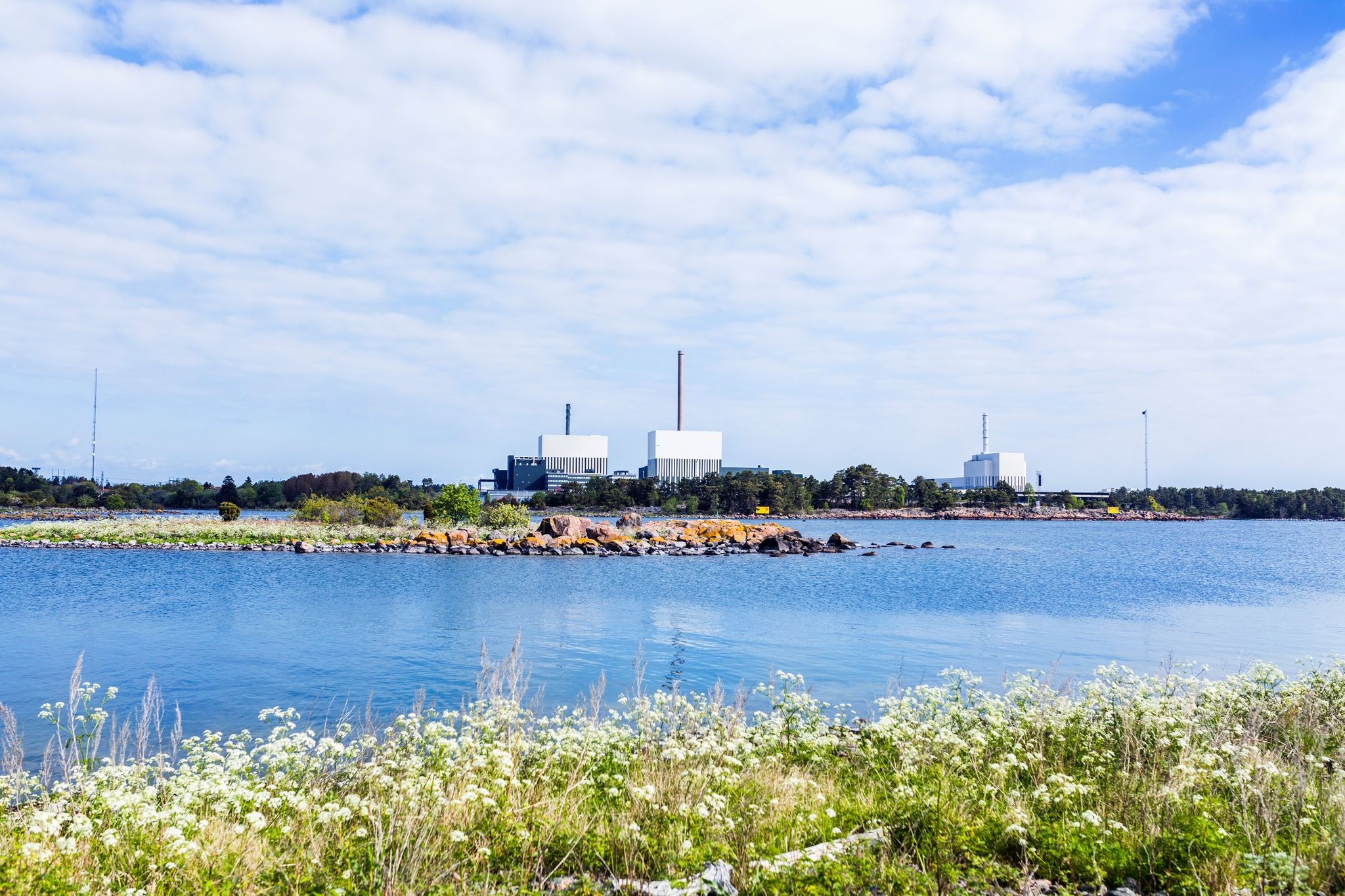 In Schweden Sind Derzeit Drei Atomkraftwerke In Betrieb, Darunter Auch Das Kernkraftwerk Oskarshamn.