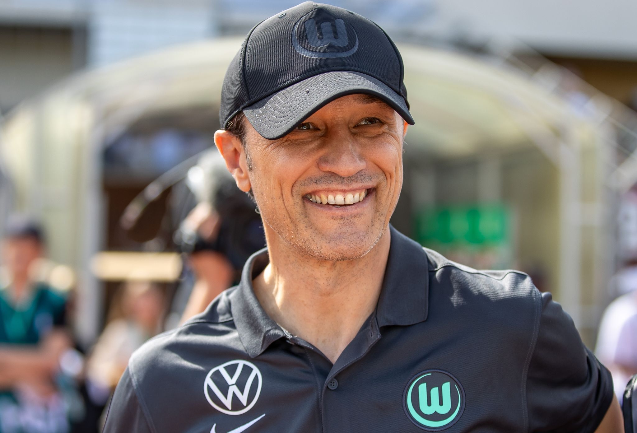 Er Hatte Allen Grund Zum Lächeln: Wolfburgs Trainer Niko Kovac.