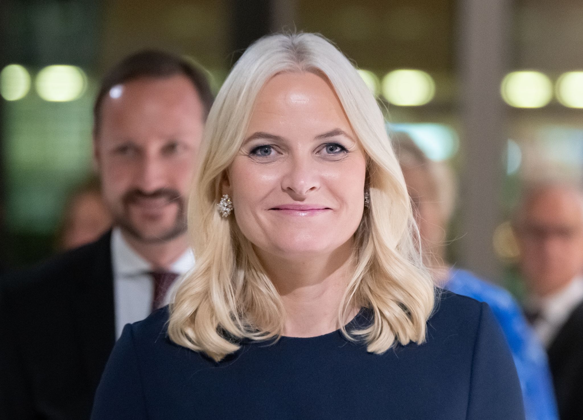 Kronprinzessin Mette-Marit Auf Der Frankfurter Buchmesse.