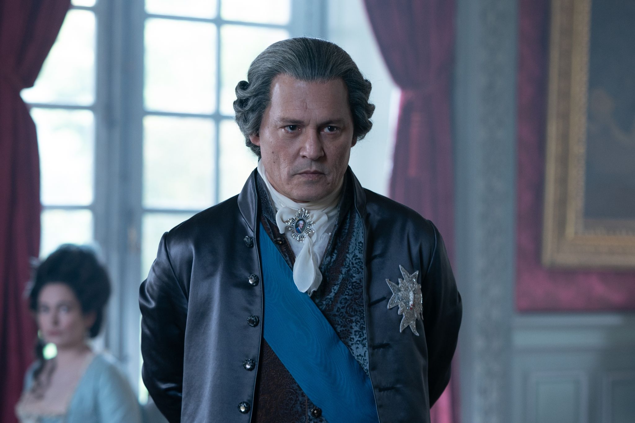 Johnny Depp Als Louis XV. In Einer Szene Des Films «Jeanne Du Barry - Die Favoritin Des Königs».