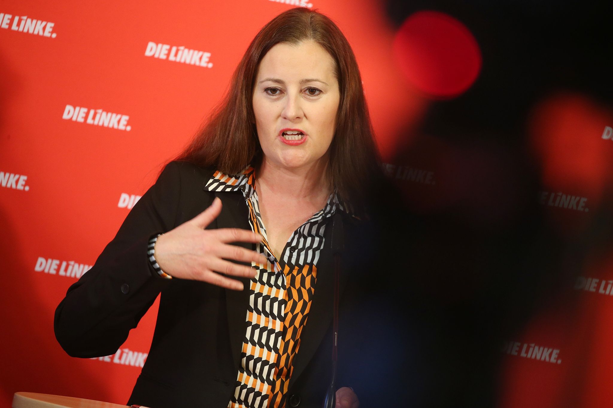 Janine Wissler Ist Co-Vorsitzende Der Linken.