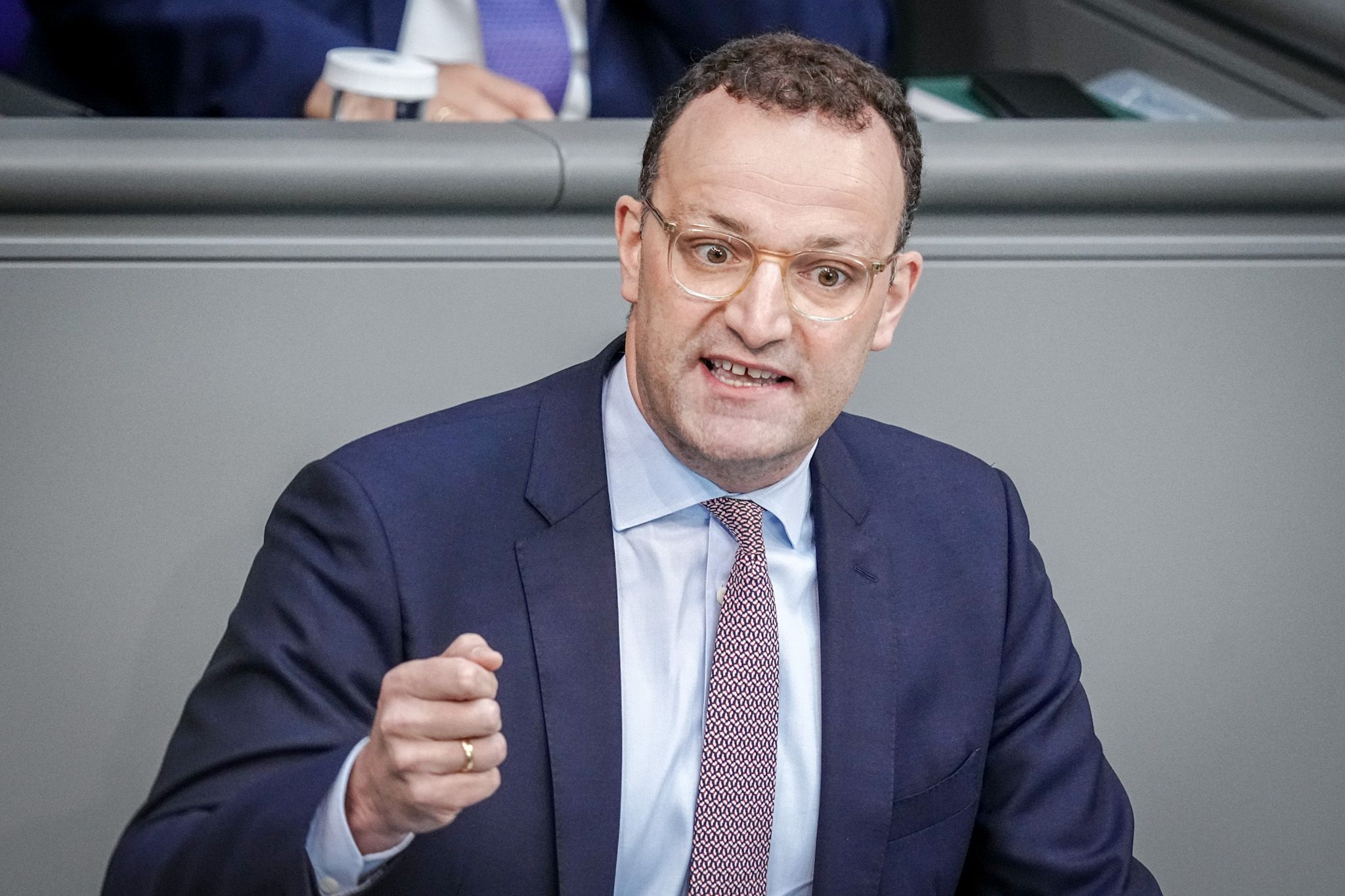Unions-Fraktionsvize Jens Spahn Spricht Sich Für Niedrigere Steuern Und Abgaben Aus.