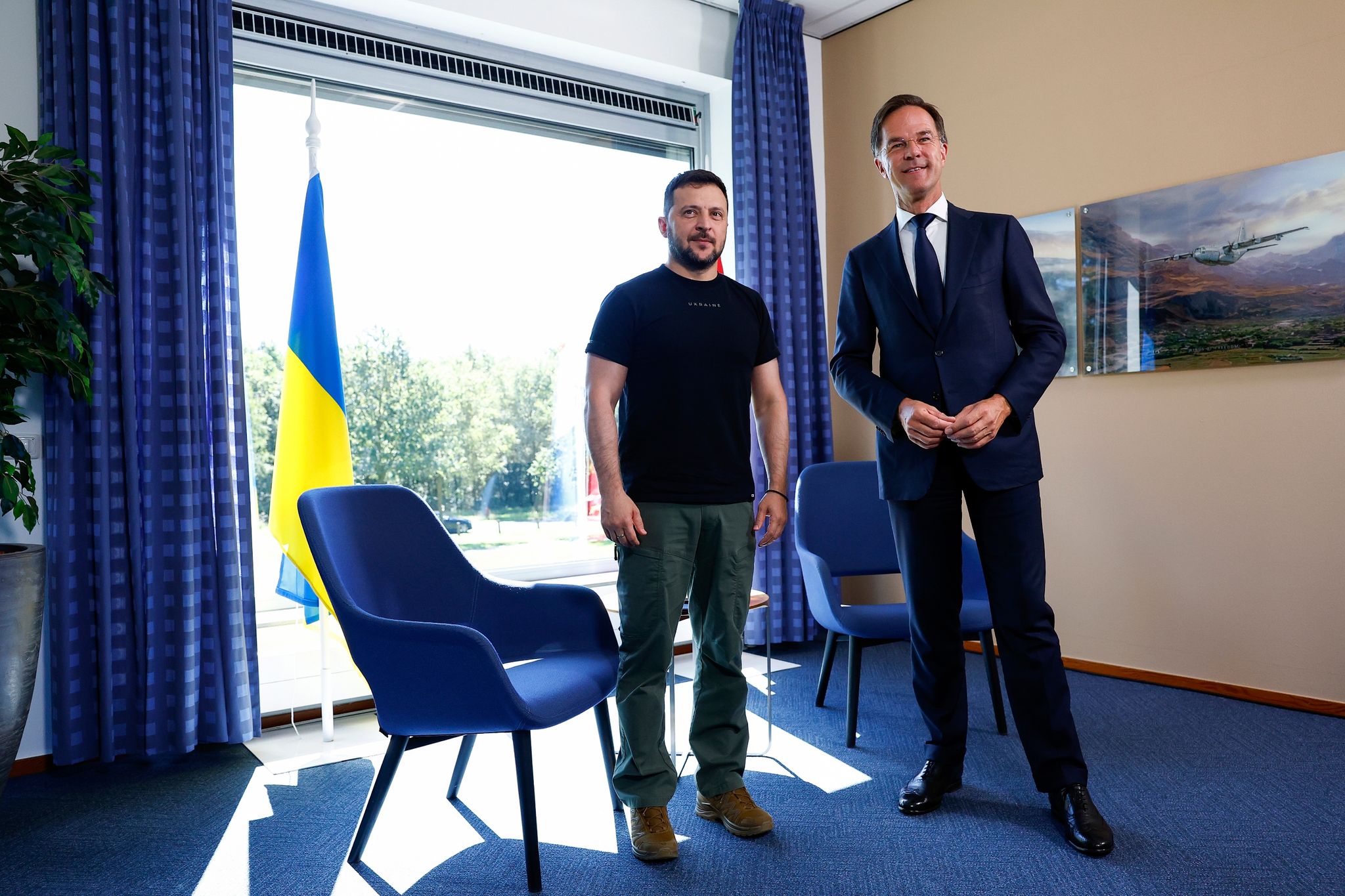 Ukrainischer Präsident Selenskyj Zu Besuch In Niederlanden