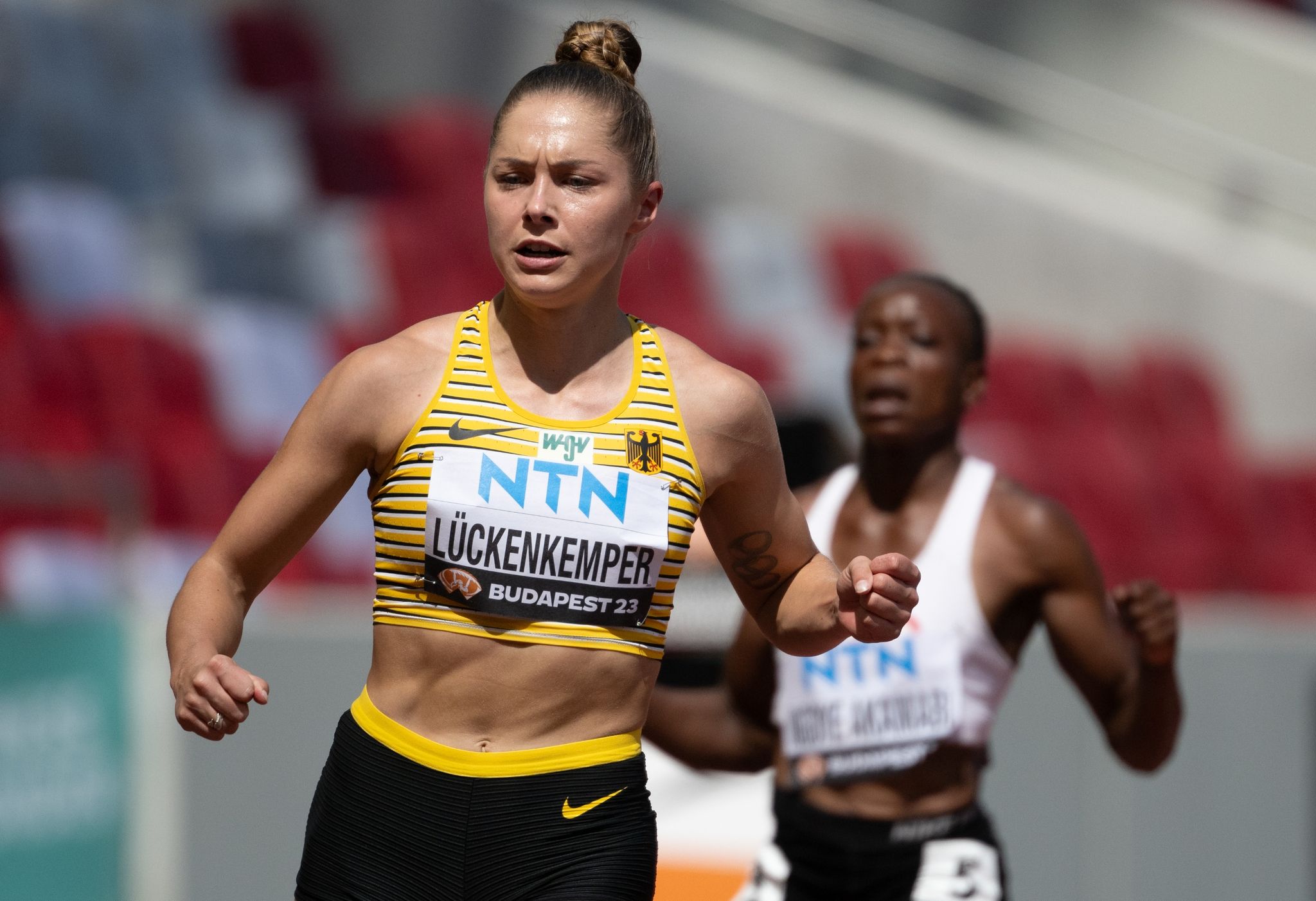 Gina Lückenkemper Ist Ins WM-Halbfinale über 100 Meter Gesprintet.