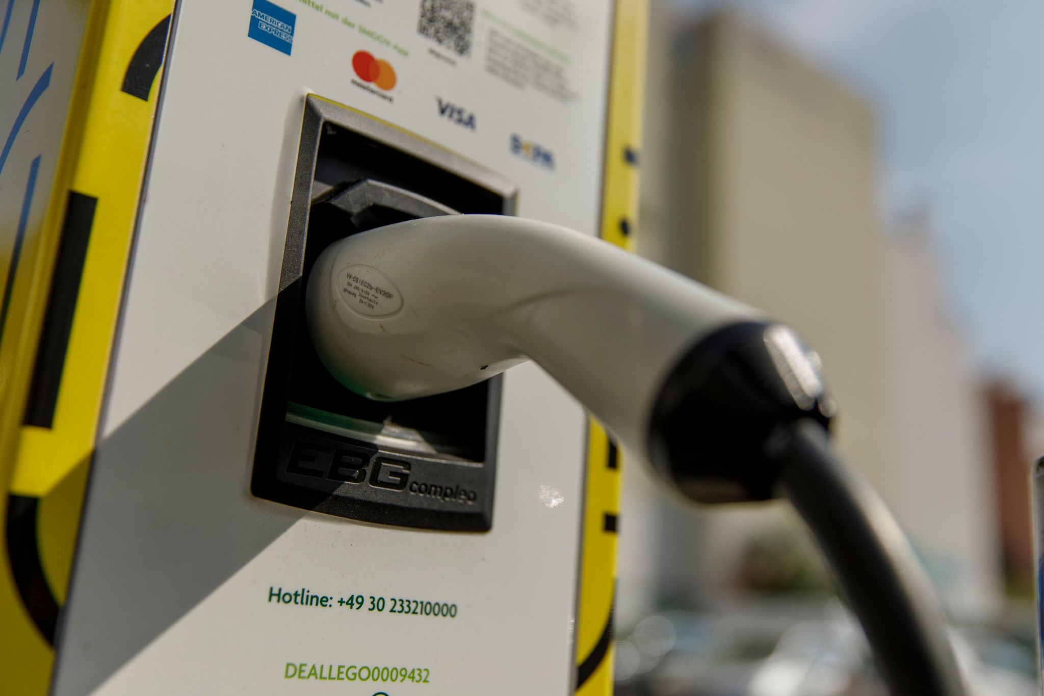 Eine Ladestation Für E-Autos.