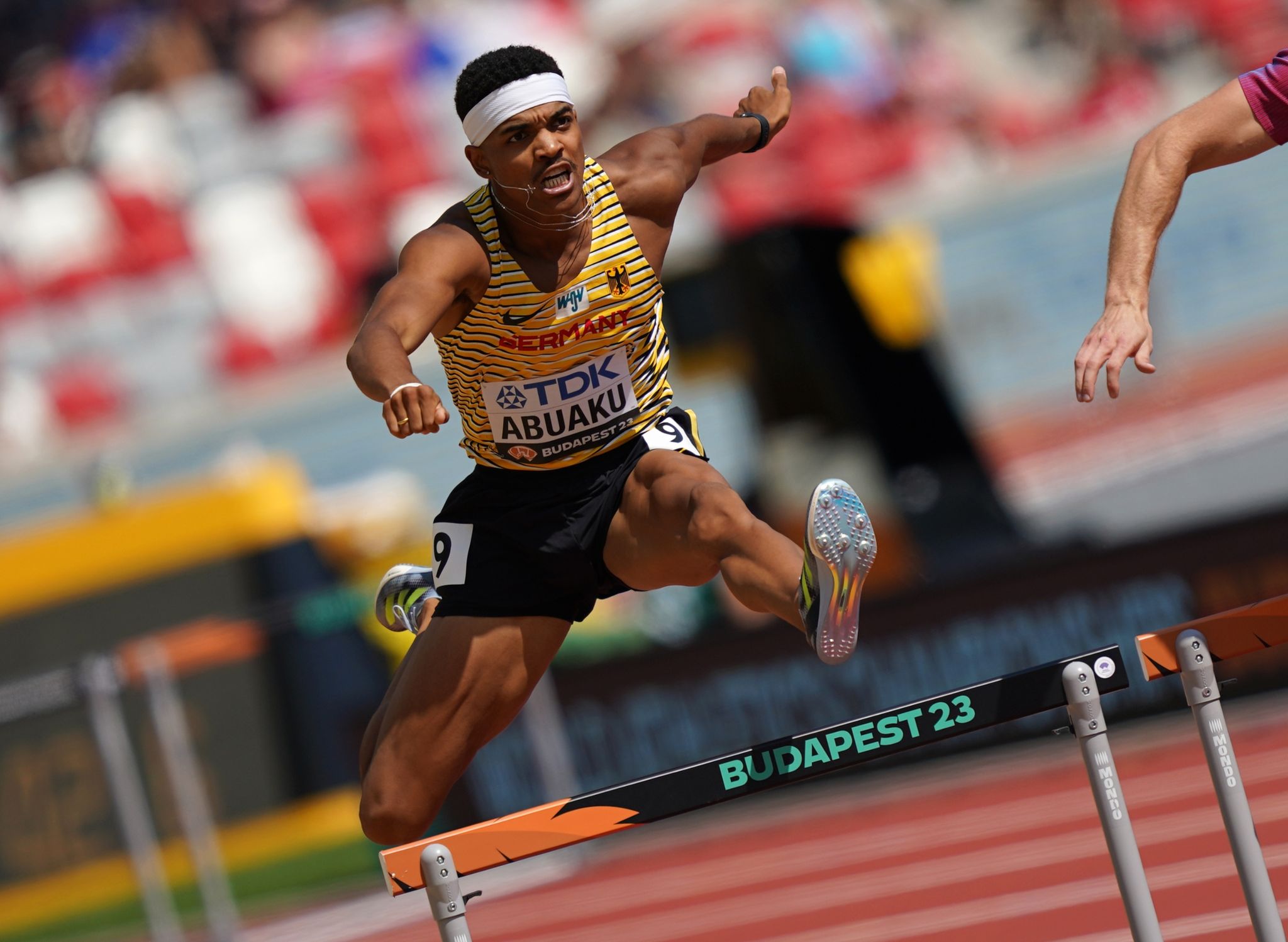 Joshua Abuaku Hat über 400 Meter Hürden Das Finale Erreicht.