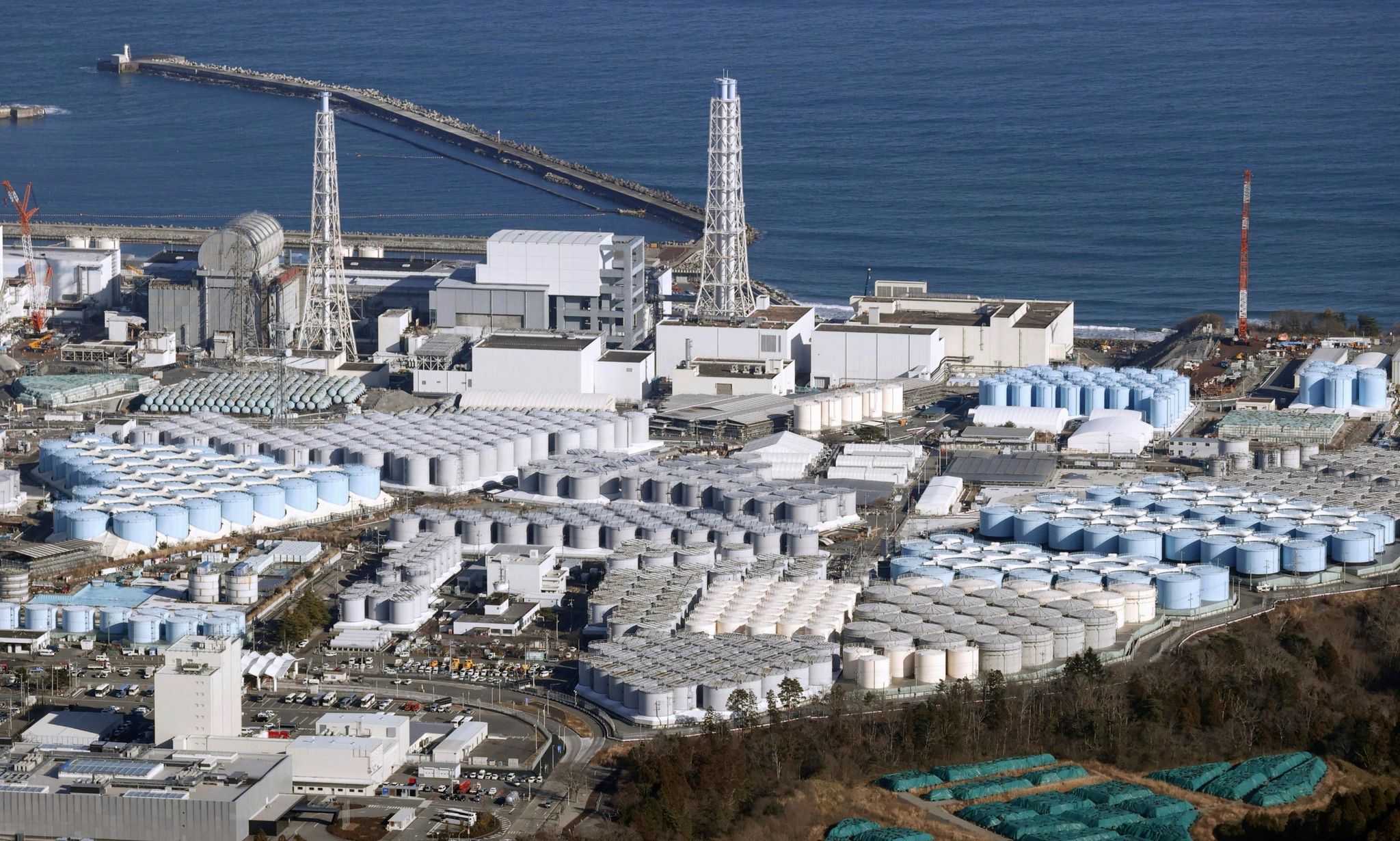 Ein Teil Des Kernkraftwerks Fukushima Daiichi.