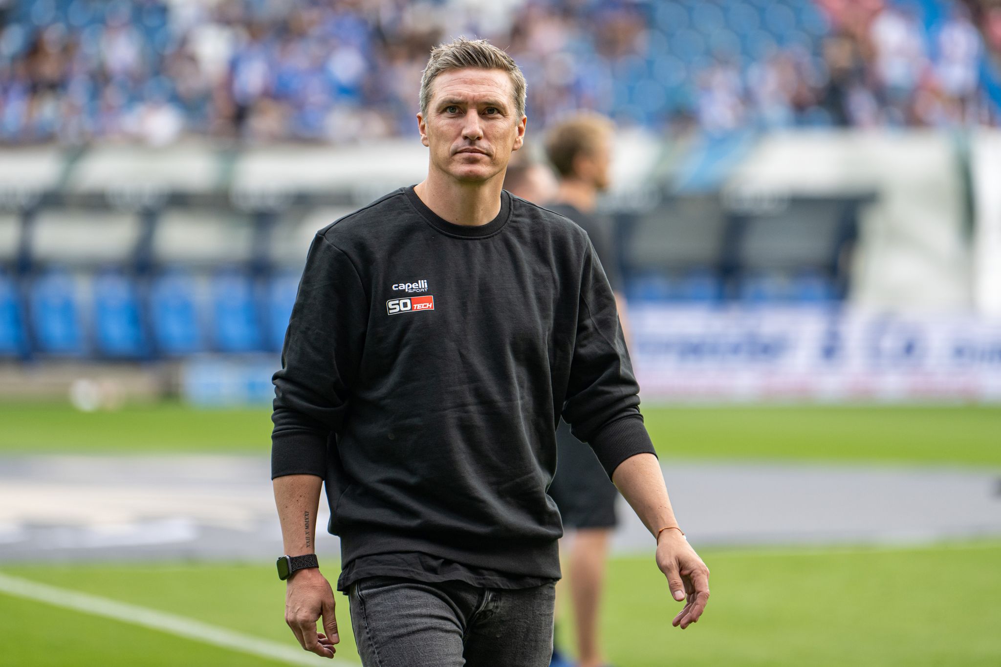 Osnabrücks Trainer Tobias Schweinsteiger.