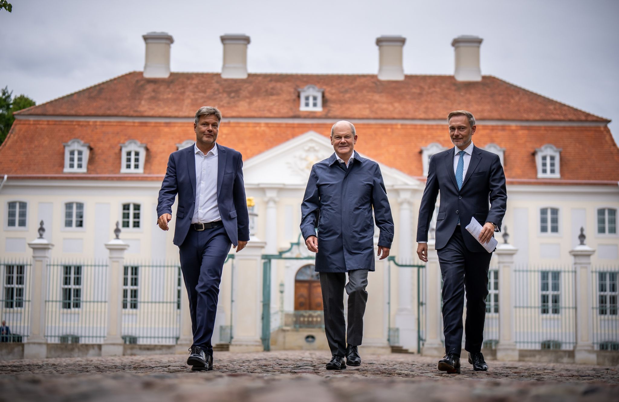 Die Bundesregierung Tagt Derzeit Bei Einer Kabinettsklausur In Meseberg Bei Berlin.