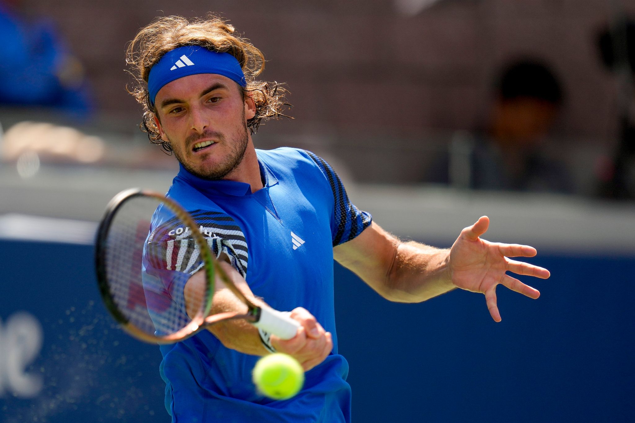Stefanos Tsitsipas Musste Sich Dem Schweizer Dominic Stricker Geschlagen Geben.