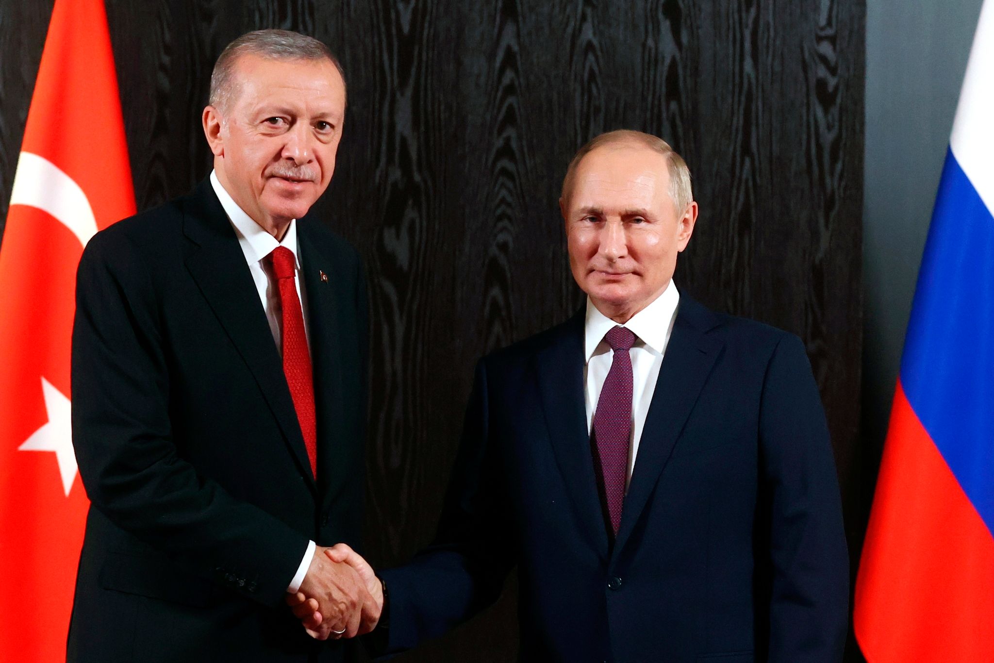 Recep Tayyip Erdogan Und Wladimir Putin Beim Gipfel Der Shanghaier Organisation Für Zusammenarbeit (SOZ) Im Vergangenen September.