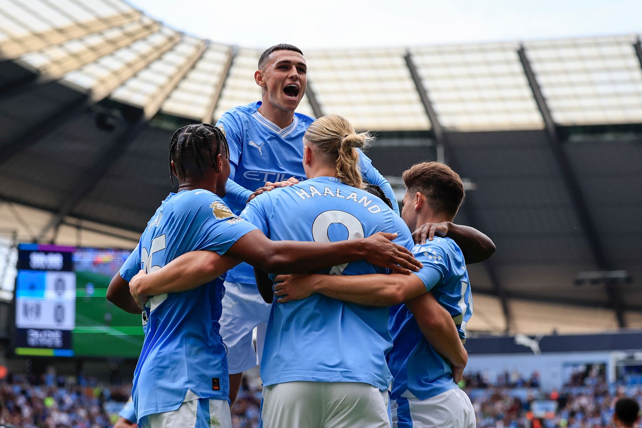 Manchester City Holte Sich Den Vierten Sieg Im Vierten Spiel.