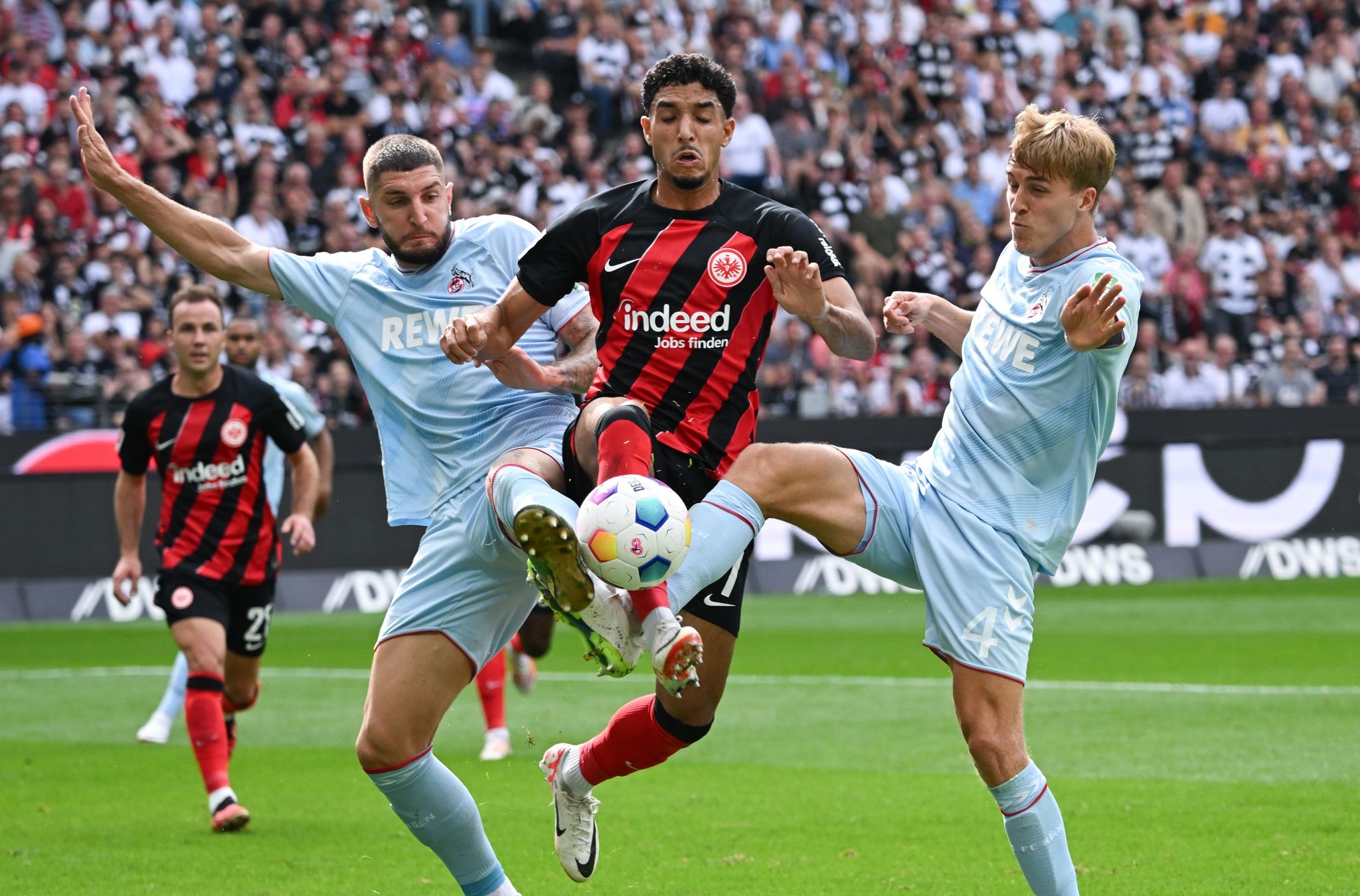 Remis In Frankfurt: Die Eintracht Und Der 1. FC Köln Haben Sich 1:1 Getrennt.