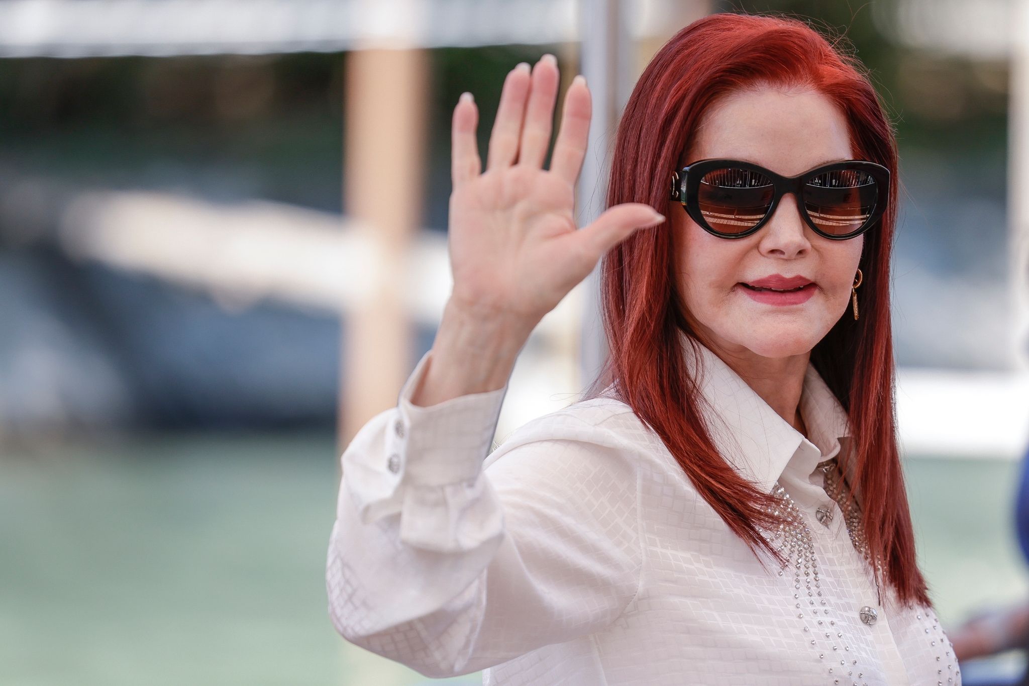 Priscilla Presley Bei Den Filmfestspielen In Venedig.