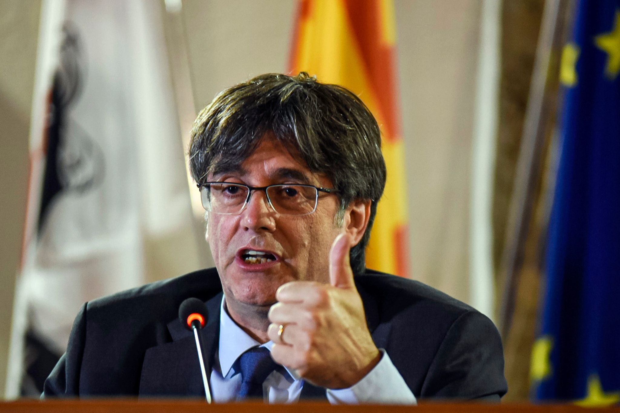 «Das Katalanische Volk Hat Bei Dem Unabhängigkeitsreferendum 2017 Eine Entscheidung Getroffen Und Nur Ein Mit Dem Staat Vereinbartes Referendum Kann Dieses Mandat ändern»: Carles Puigdemont.