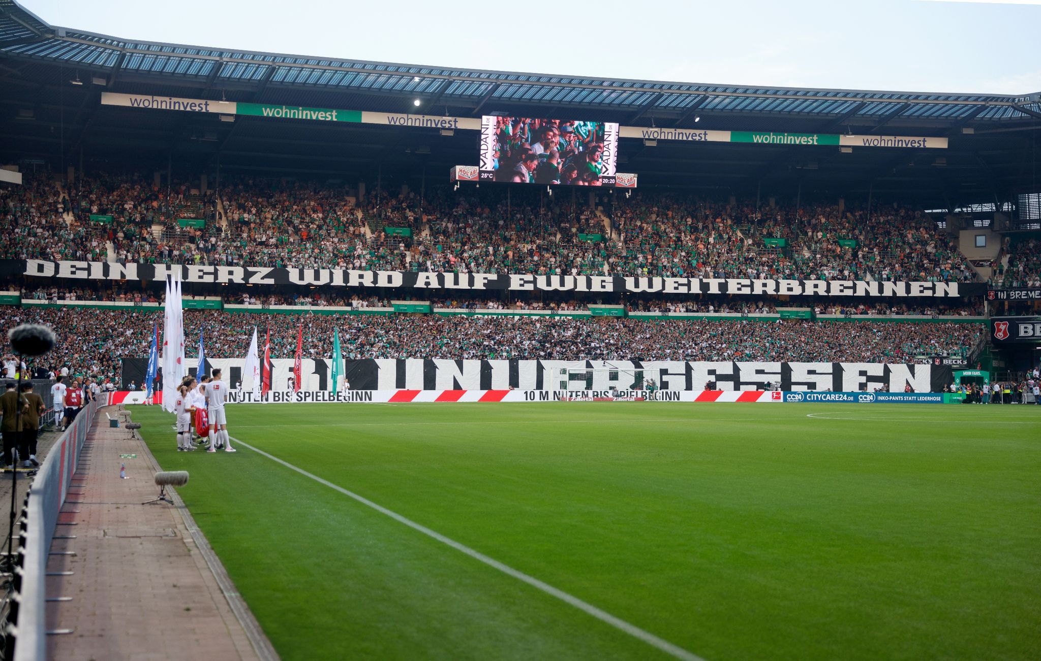 Blick Ins Stadion Während Einer Partie.