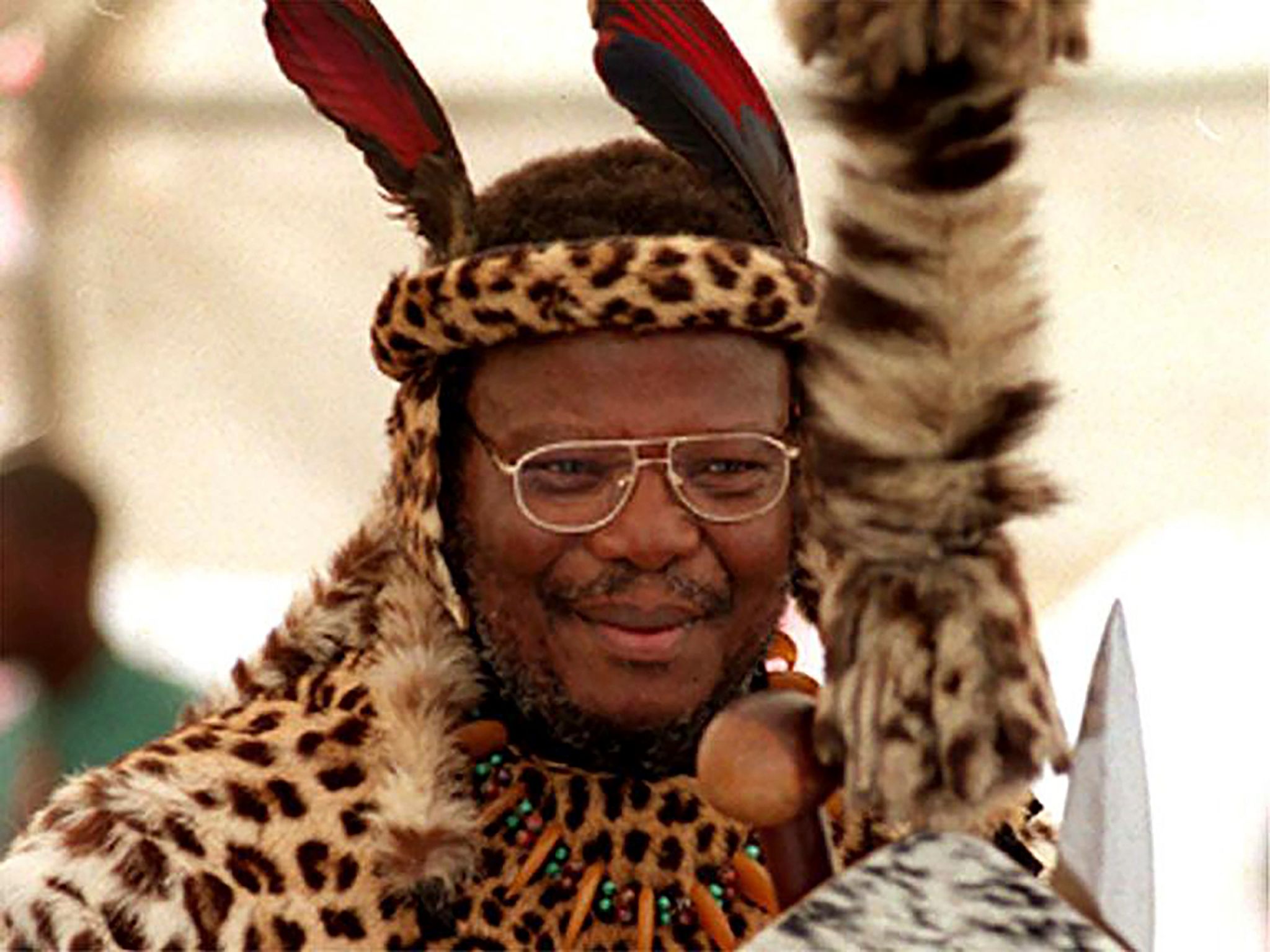 Mangosuthu «Gatsha» Buthelezi Im März 2009.