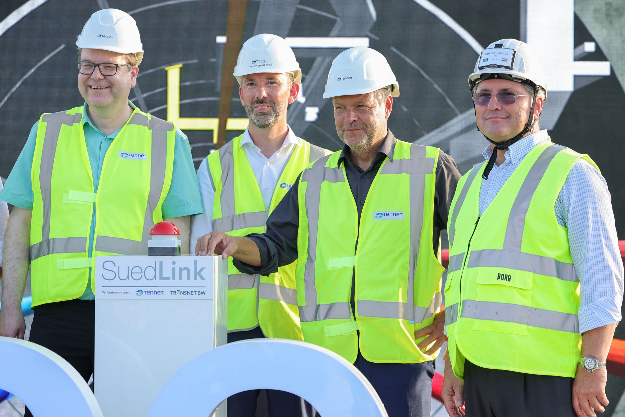 Baustart Der SuedLink-Leitung An Elbe In Schleswig-Holstein