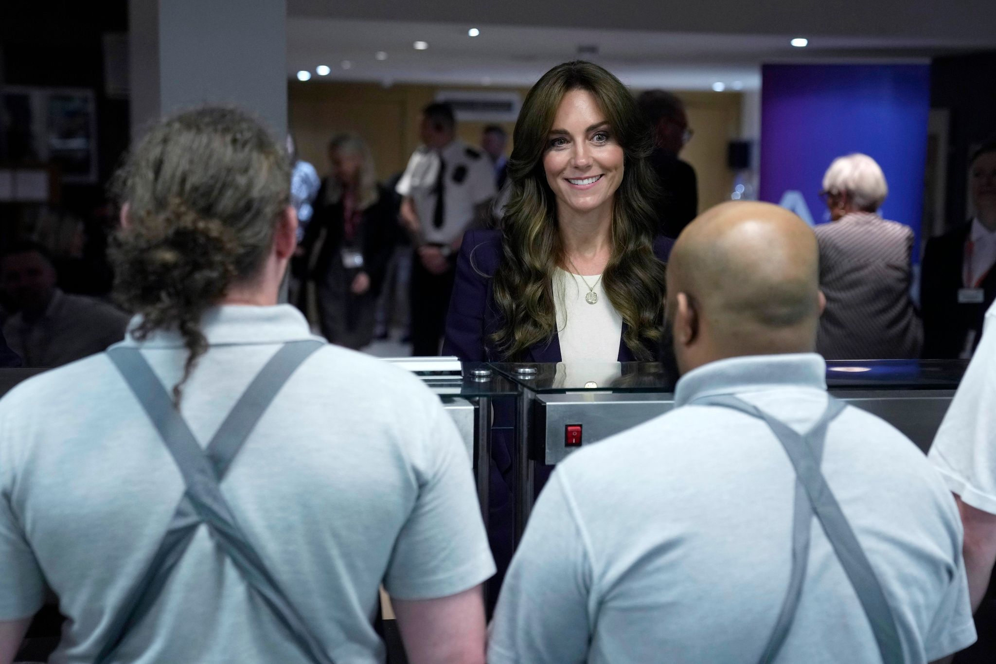 Prinzessin Kate Besucht Das Gefängnis HMP High Down In Sutton.