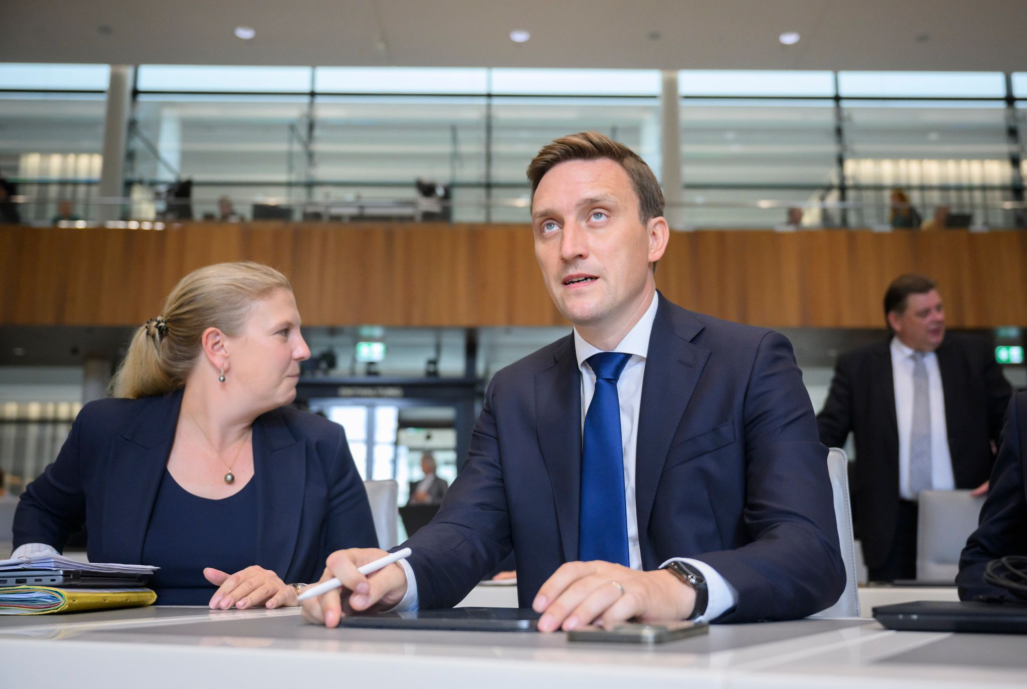 Sebastian Lechner (CDU), Fraktionsvorsitzender Seiner Partei Im Landtag.