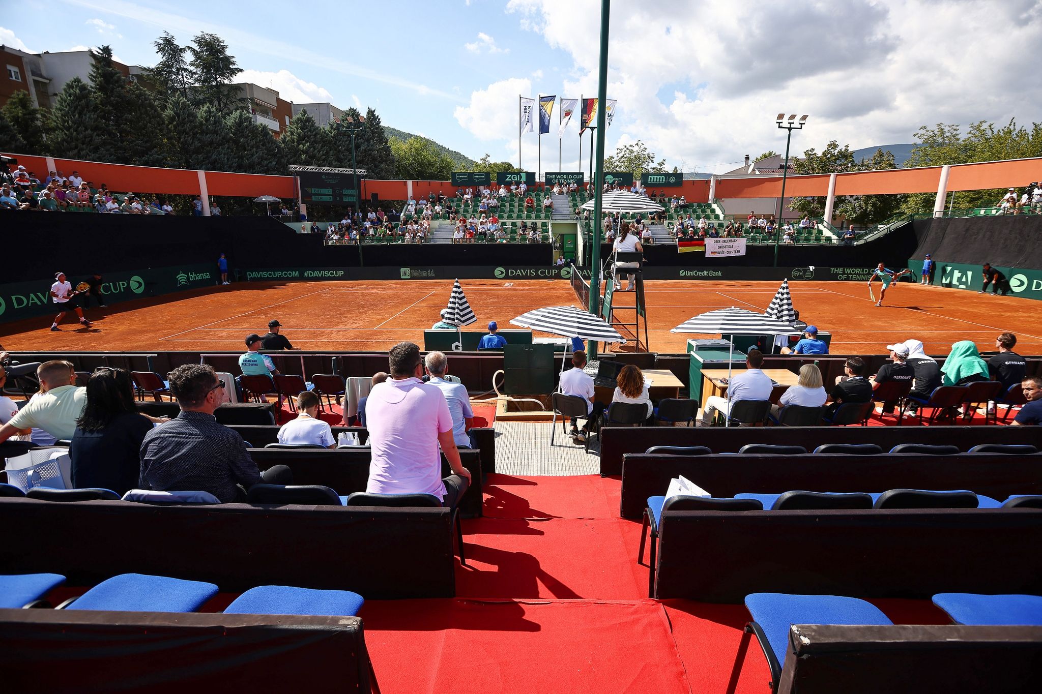 Beim Davis Cup Tritt Deutschland Gegen Bosnien Herzegowina An.