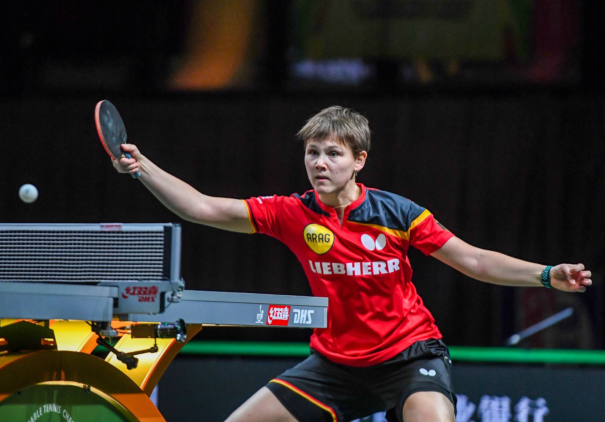 Nina Mittelham Und Die Deutsche Mannschaft Sind Europameisterinnen Im Tischtennis.