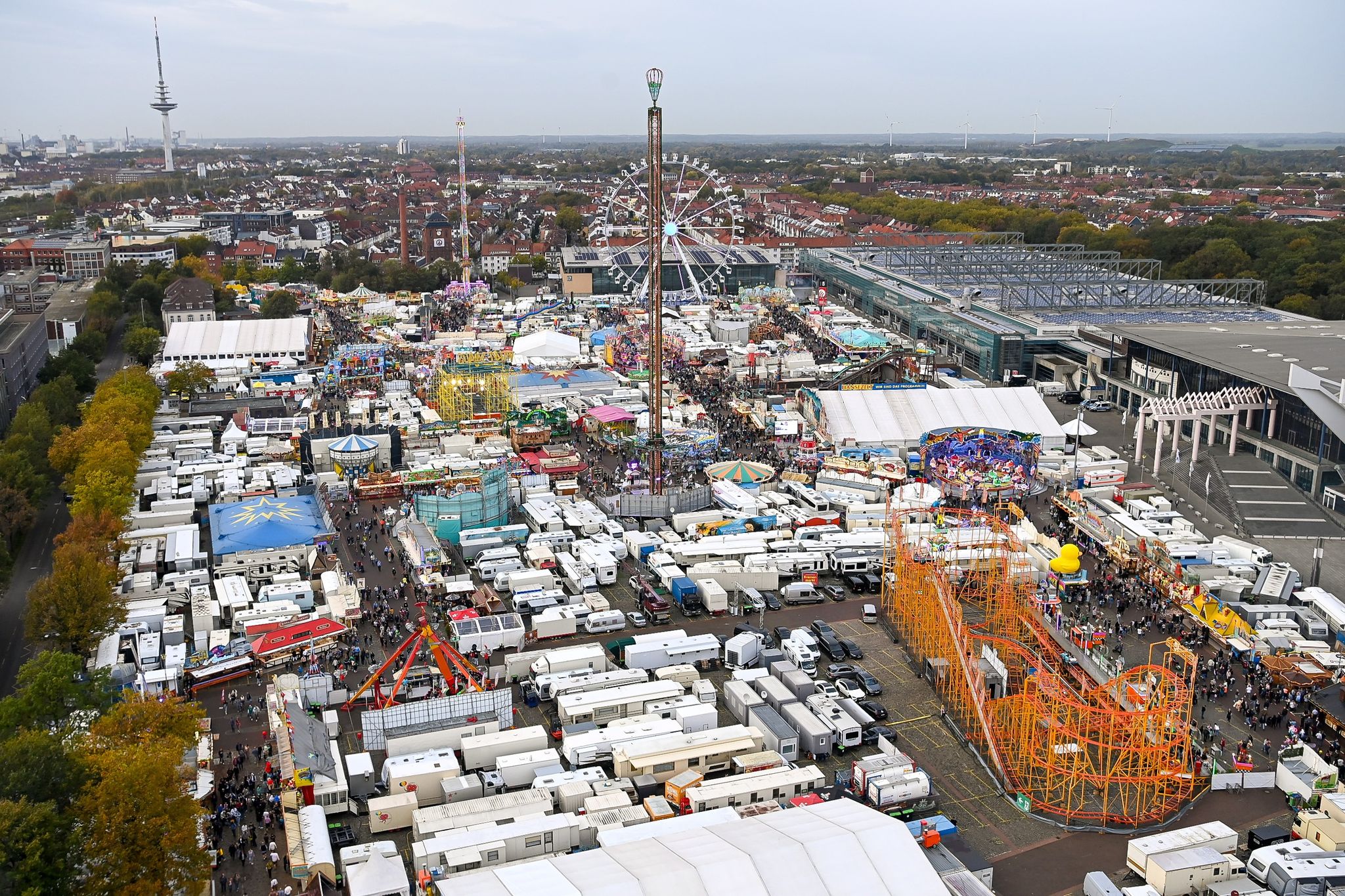 Auf Der Bürgerweide Findet Der Freimarkt Statt.