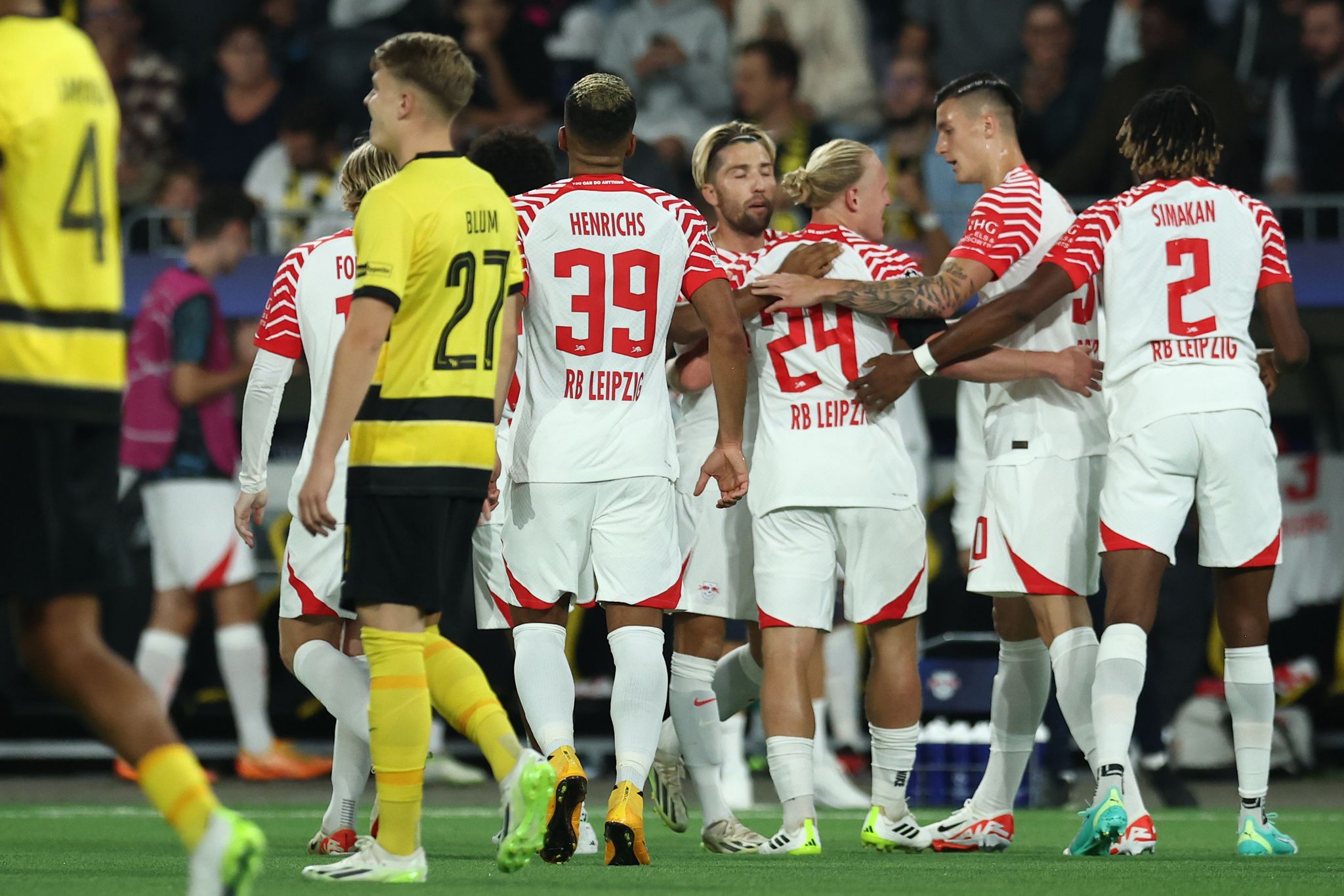 RB Leipzig Besiegt Zum Auftakt Der Champions League Young Boys Bern Mit 3:1.