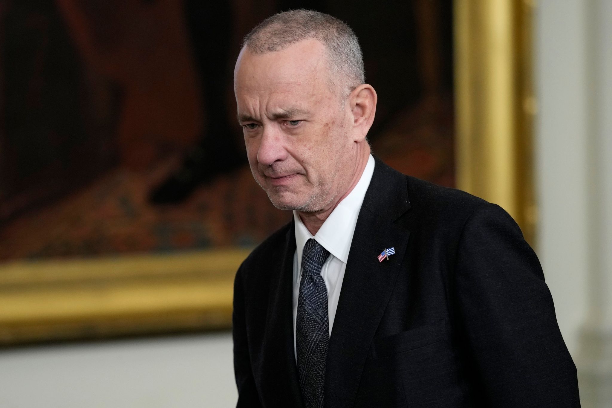 Der Schauspieler Tom Hanks Würde Gern Zum Mond Fliegen.