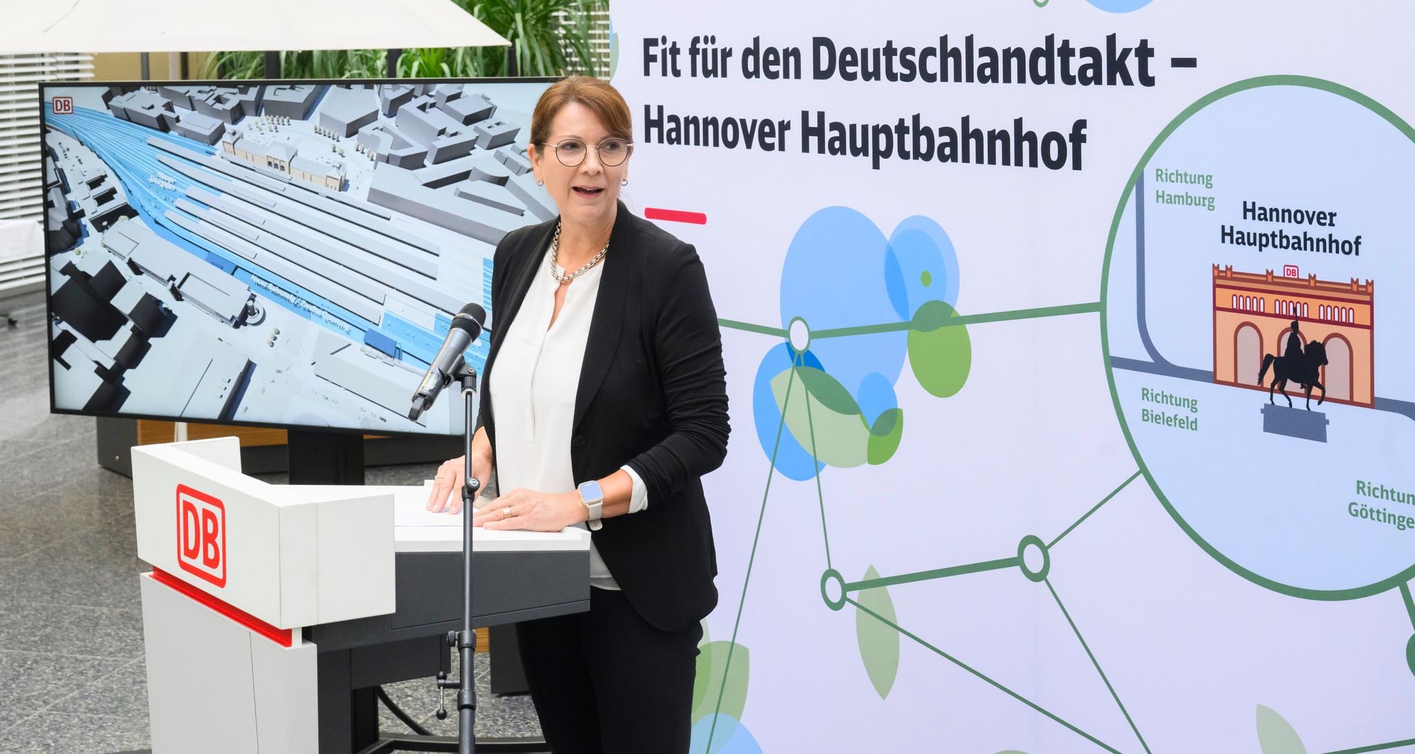 Manuela Herbort, Konzernbevollmächtigte Der Deutschen Bahn.