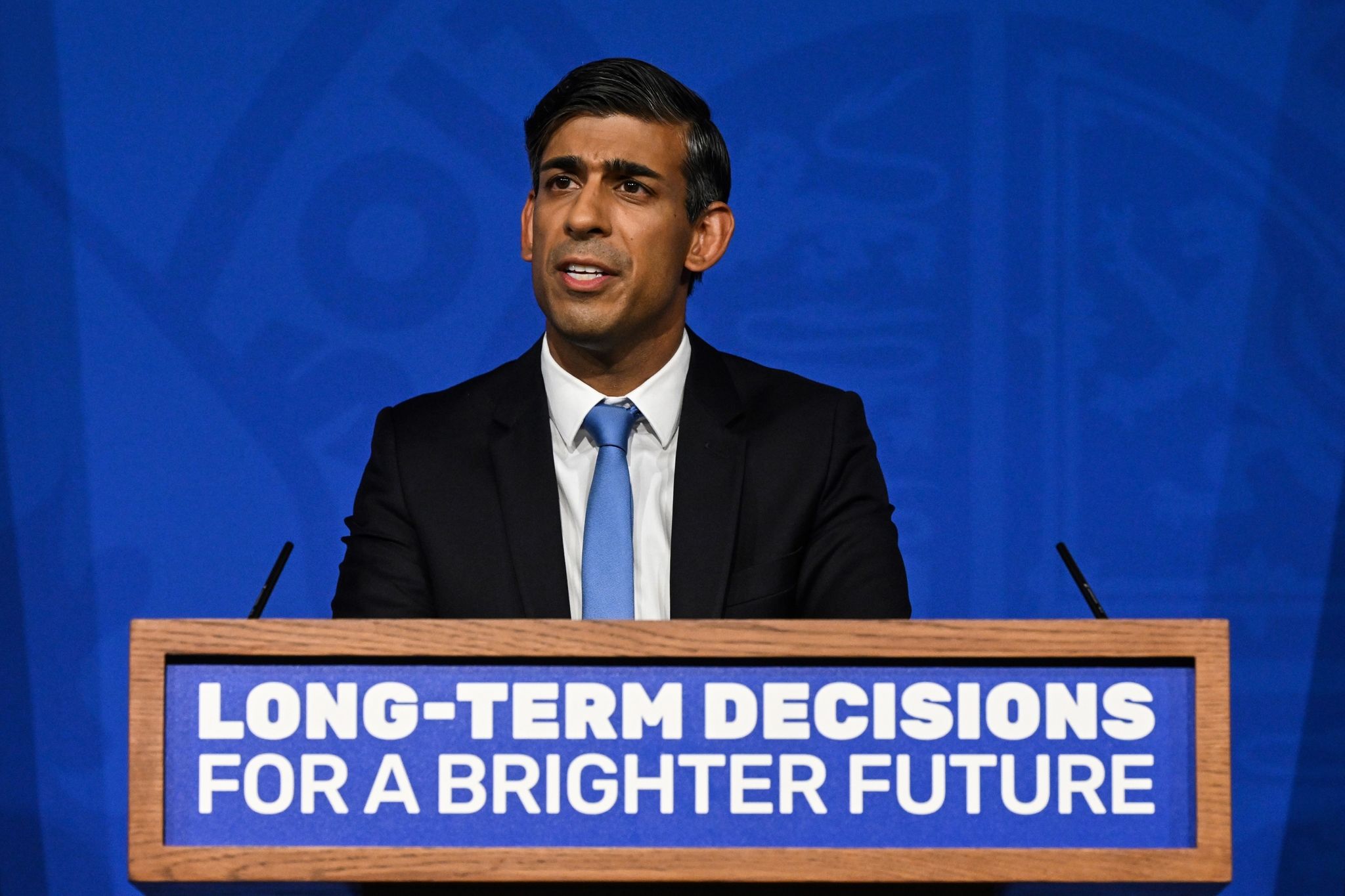 Rishi Sunak, Premierminister Von Großbritannien, Will Die Klimaziele Seines Landes Auf Breiter Front Aufweichen.