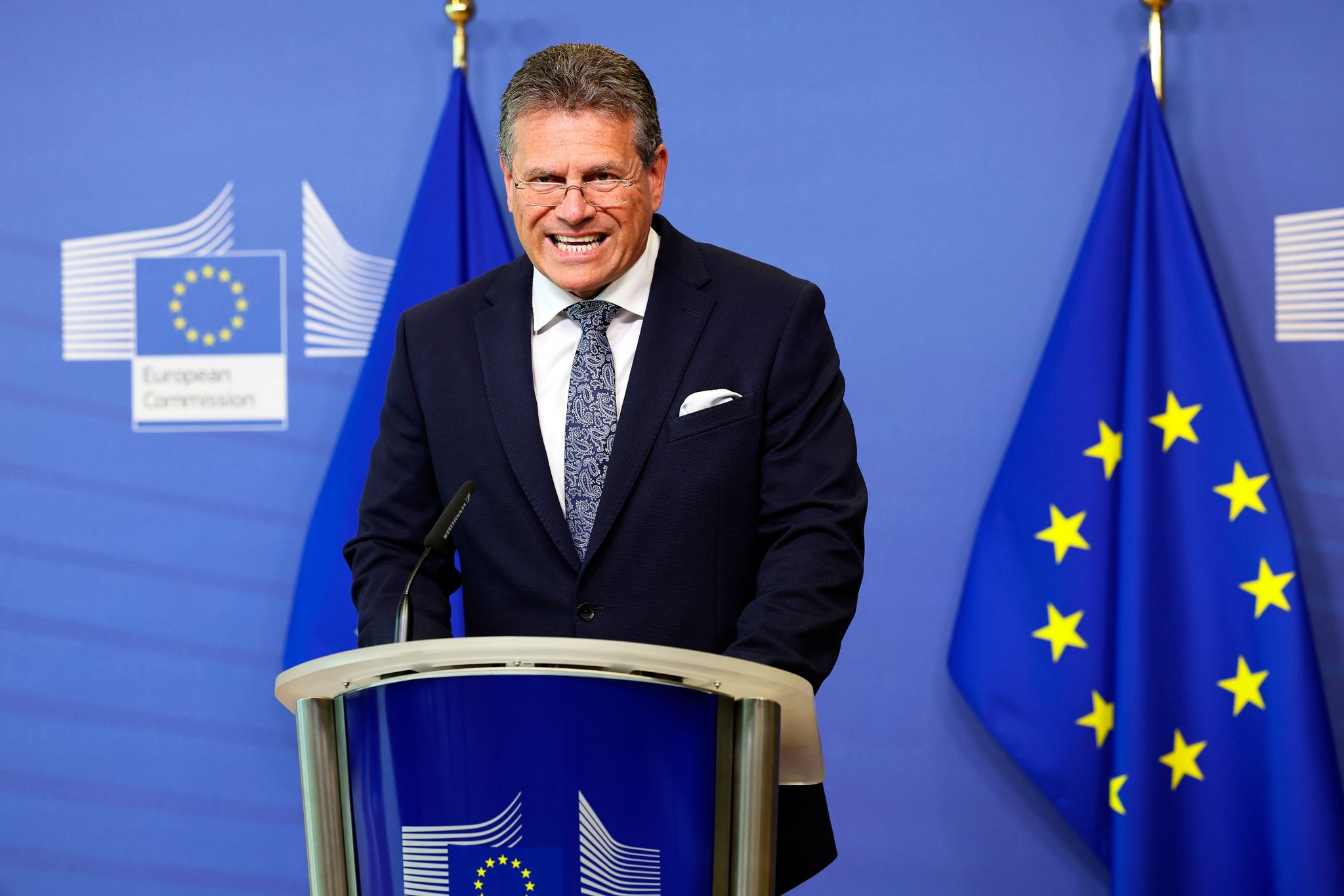 Der Slowake Maros Sefcovic Hat Den Posten Als Klimakommissar Im August Vom Niederländer Frans Timmermans übernommen.