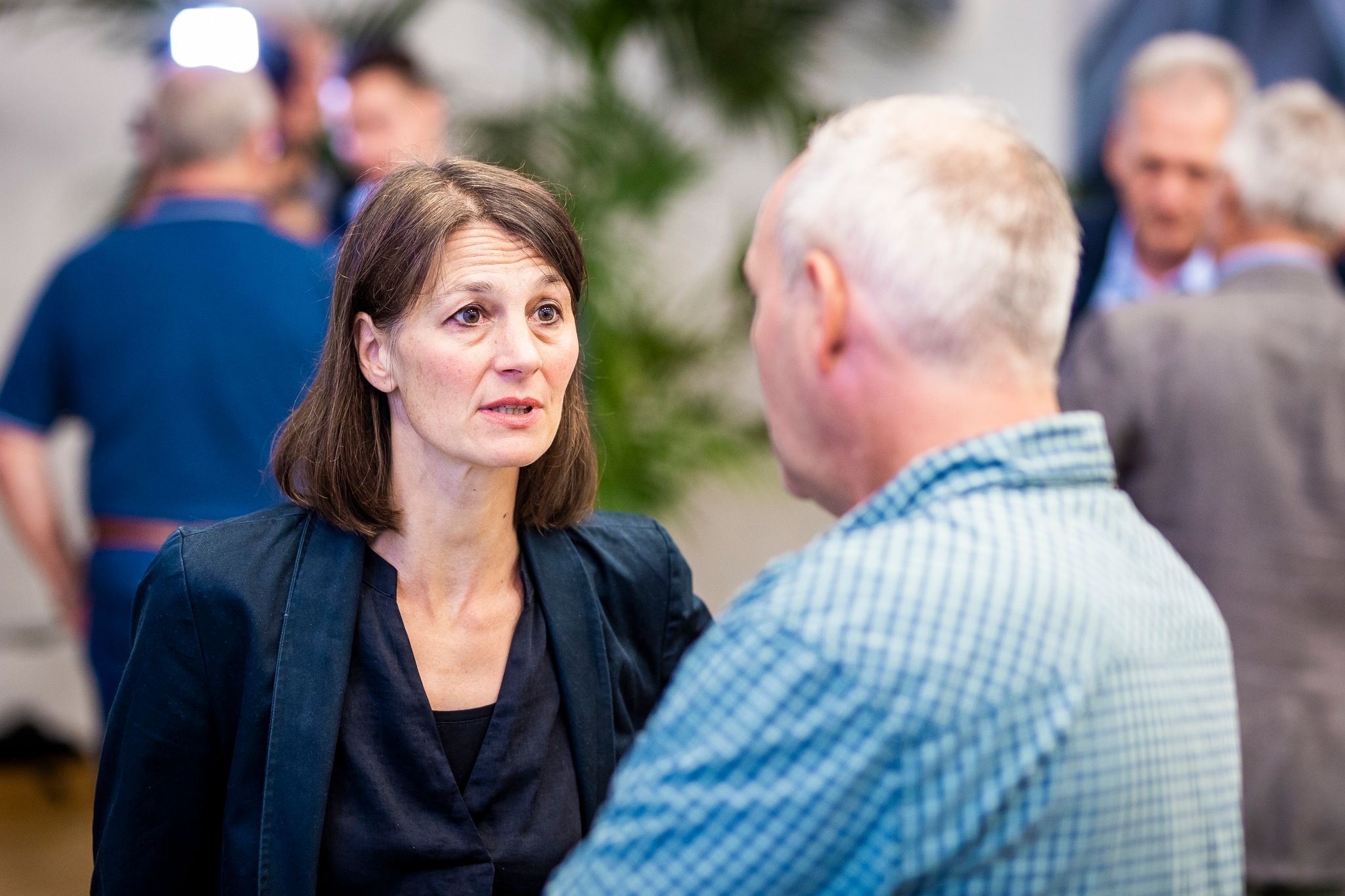 Miriam Staudte (Bündnis 90/Die Grünen, L) Spricht Bei Einem Termin.