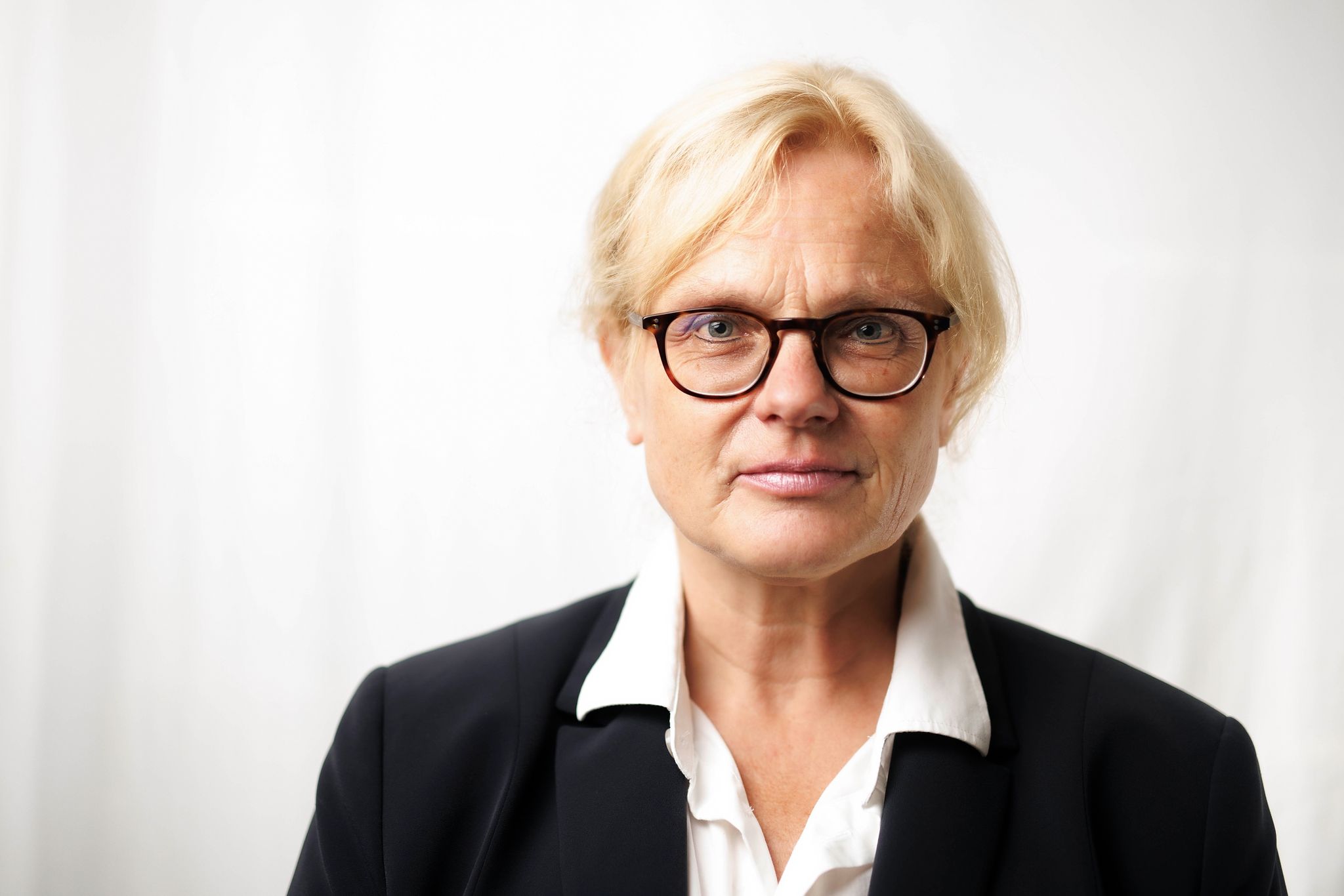 Schriftstellerin Karen Duve In Den Räumen Des Galiani Verlages.
