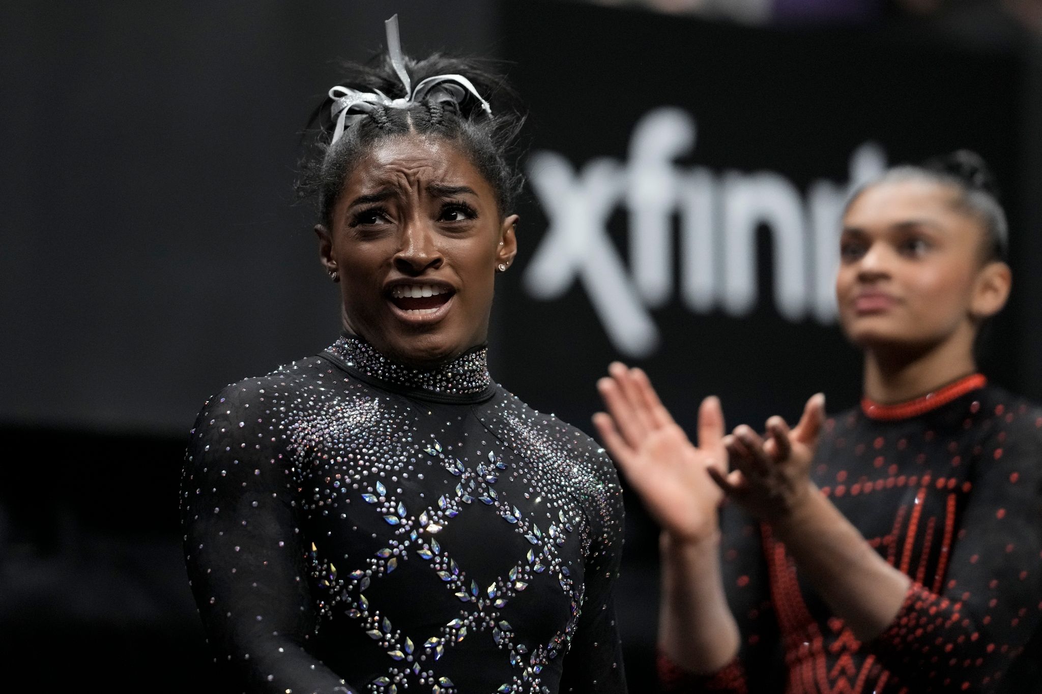 Gibt Ihr WM-Comeback: Simone Biles.