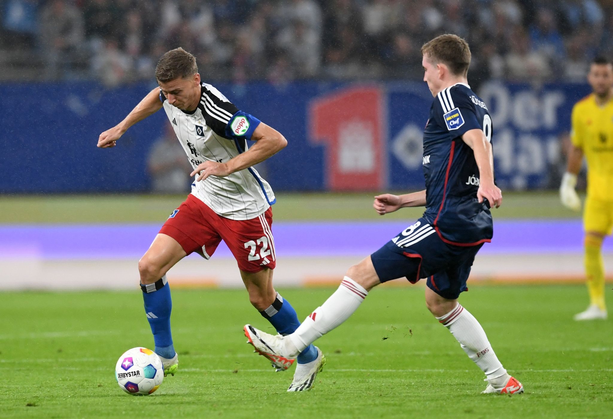 Der Hamburger SV sicherte Sich Vor Heimischer Kulisse Gegen Düsseldorf Einen Späten Heimsieg.