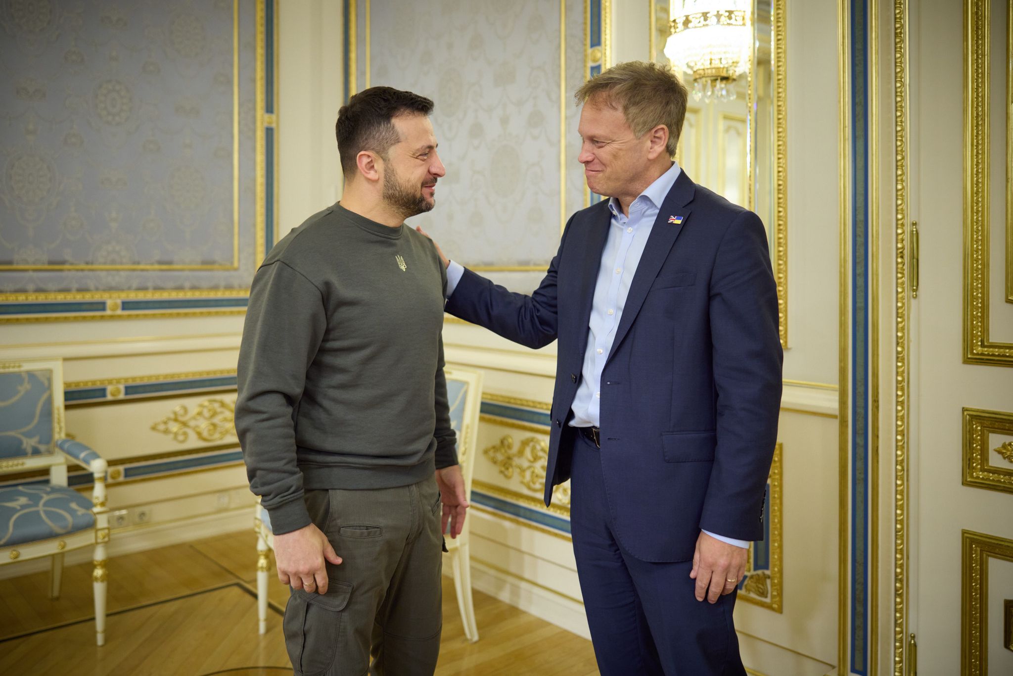 Der Britische Verteidigungsminister Grant Shapps Hat Kürzlich Den Ukrainischen Präsidenten Wolodymyr Selenskyj In Kiew Besucht.