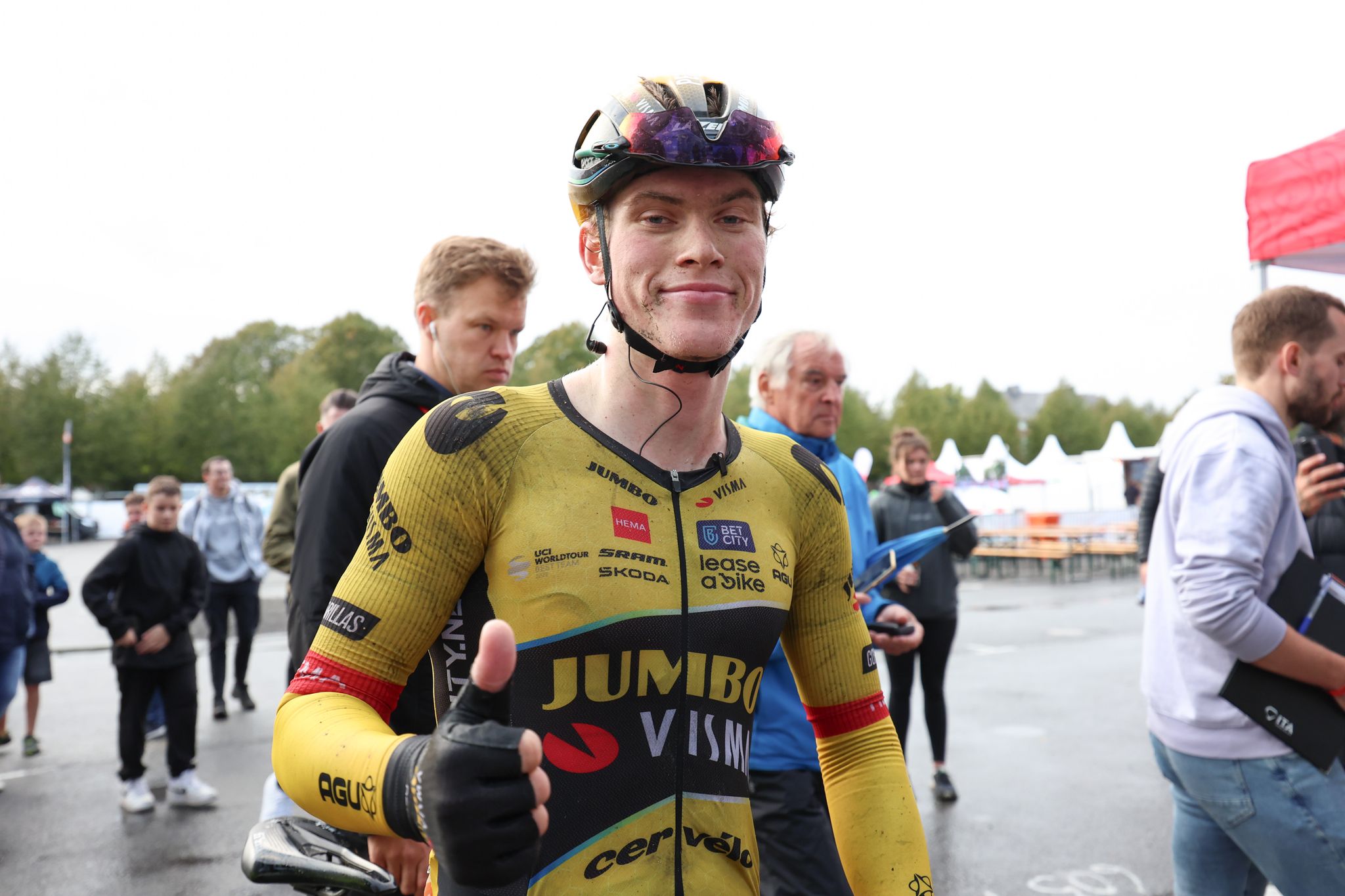 Per Strand Hagenes Aus Norwegen Vom Team Jumbo-Visma Hat Den 18. Münsterland-Giro Gewonnen.