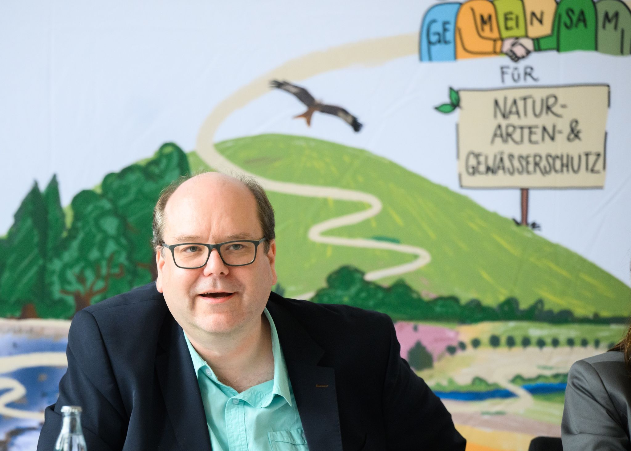Christian Meyer, Umweltminister Niedersachsen, Spricht Im Umweltministerium.