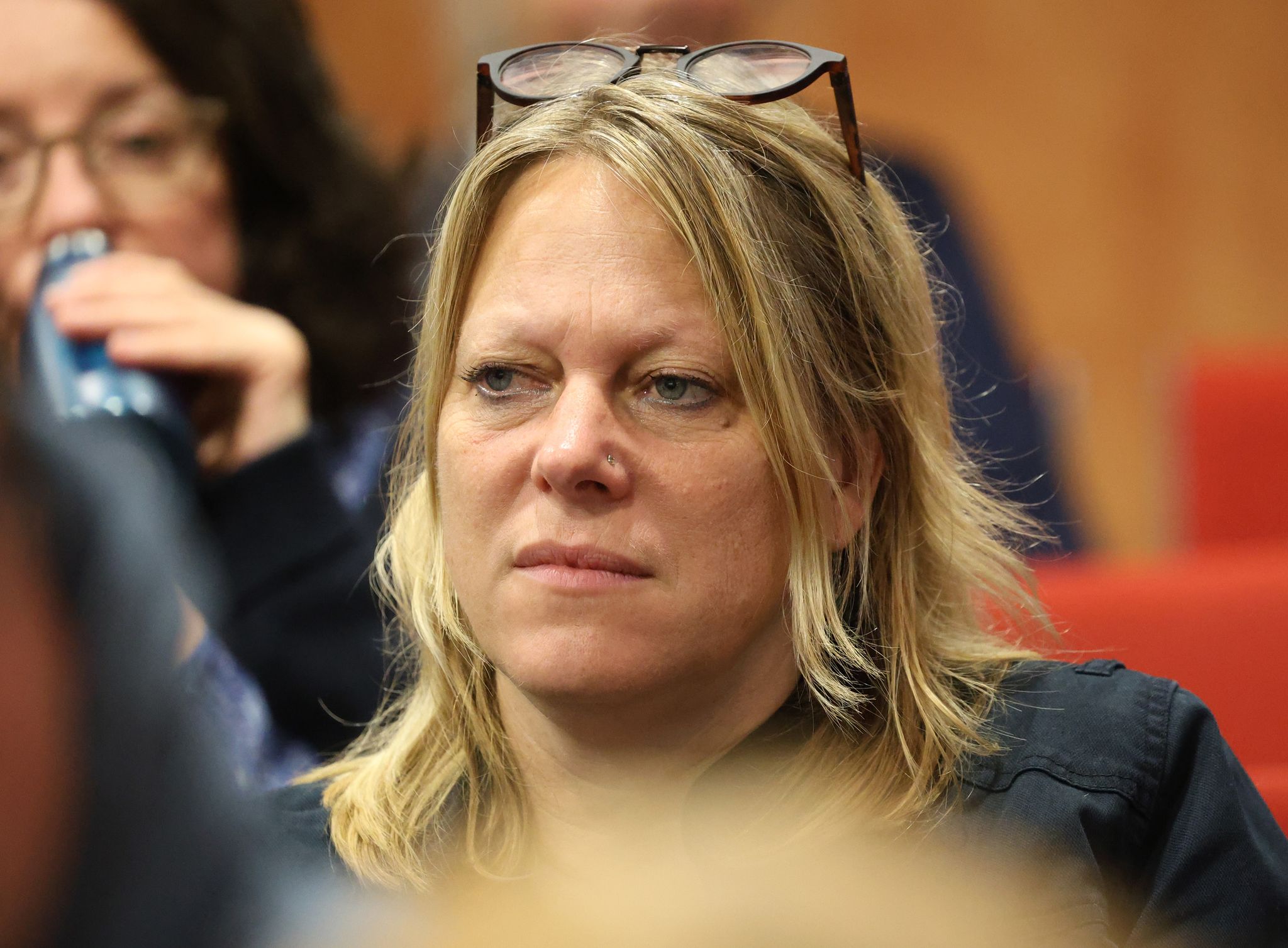 Maike Schaefer (Grüne), Ehemalige Verkehrssenatorin In Bremen, Sitzt Bei Der Landesmitgliederversammlung Der Bremer Grünen Im Publikum.