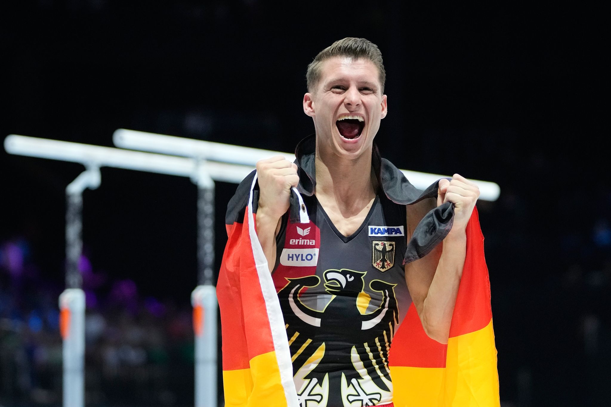 Turnte In Antwerpen Zu Gold: Lukas Dauser.