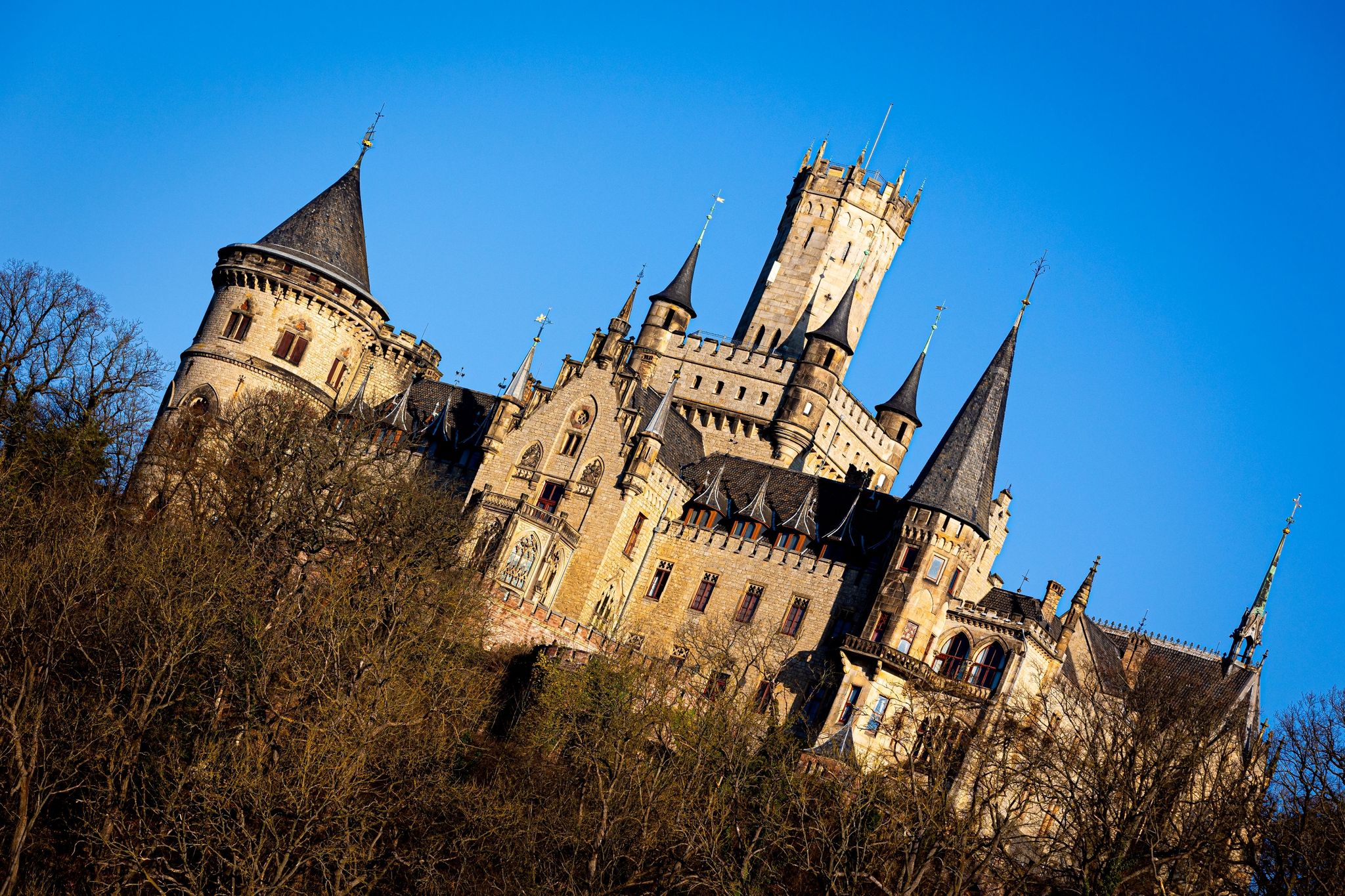 Das Schloss Marienburg Südlich Von Hannover.