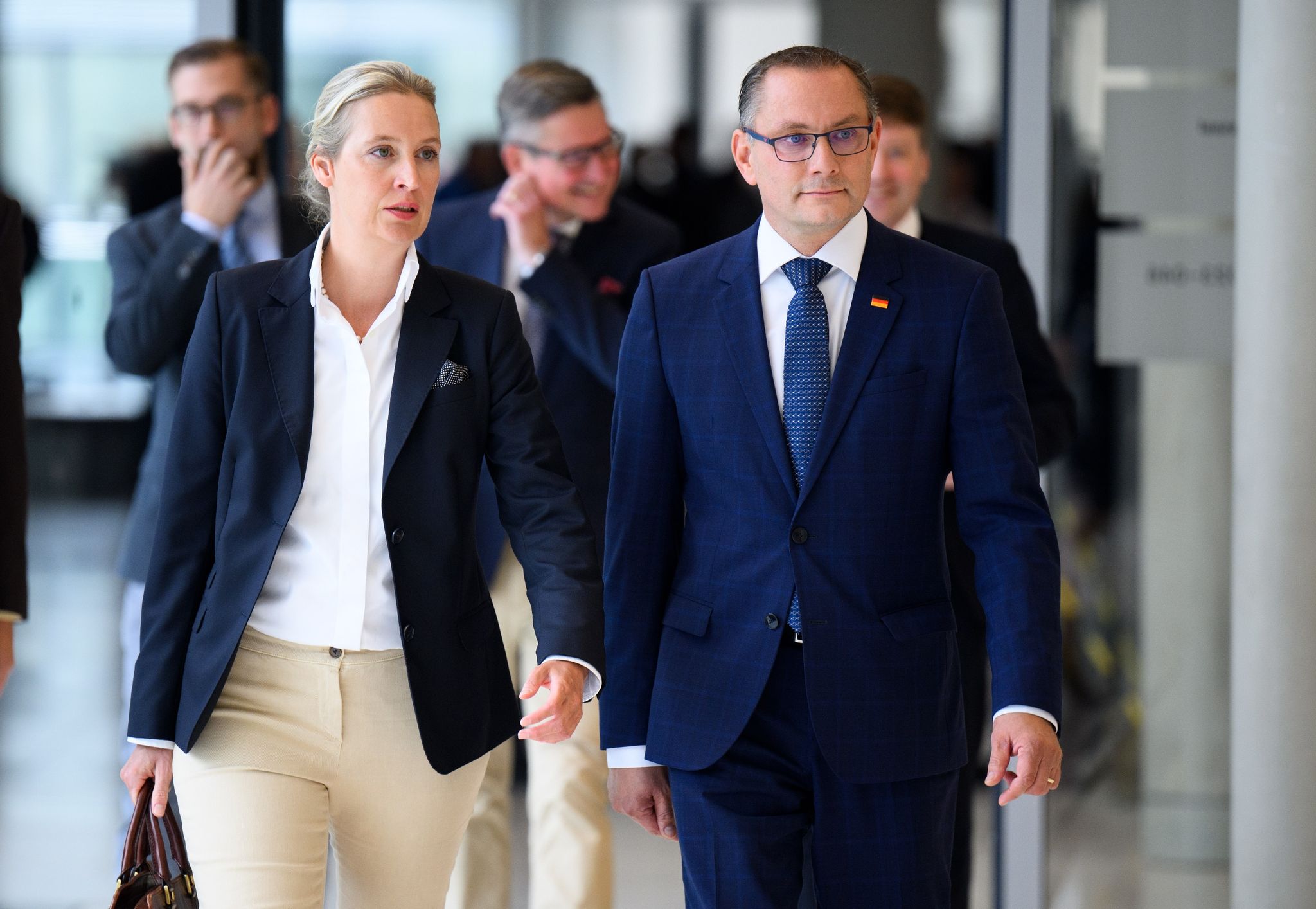 Alice Weidel Und Tino Chrupalla Wurden Als Fraktionsvorsitzende Bestätigt.