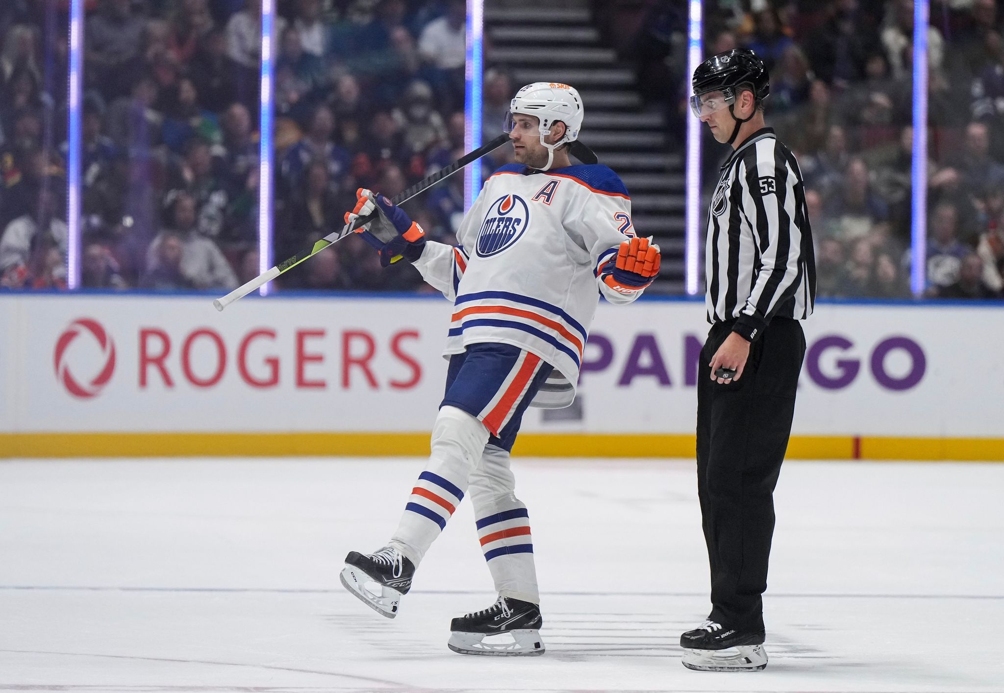 Oilers-Star Leon Draisaitl Konnte Die Klare Niederlage Gegen Die Vancouver Canucks Nicht Verhindern.