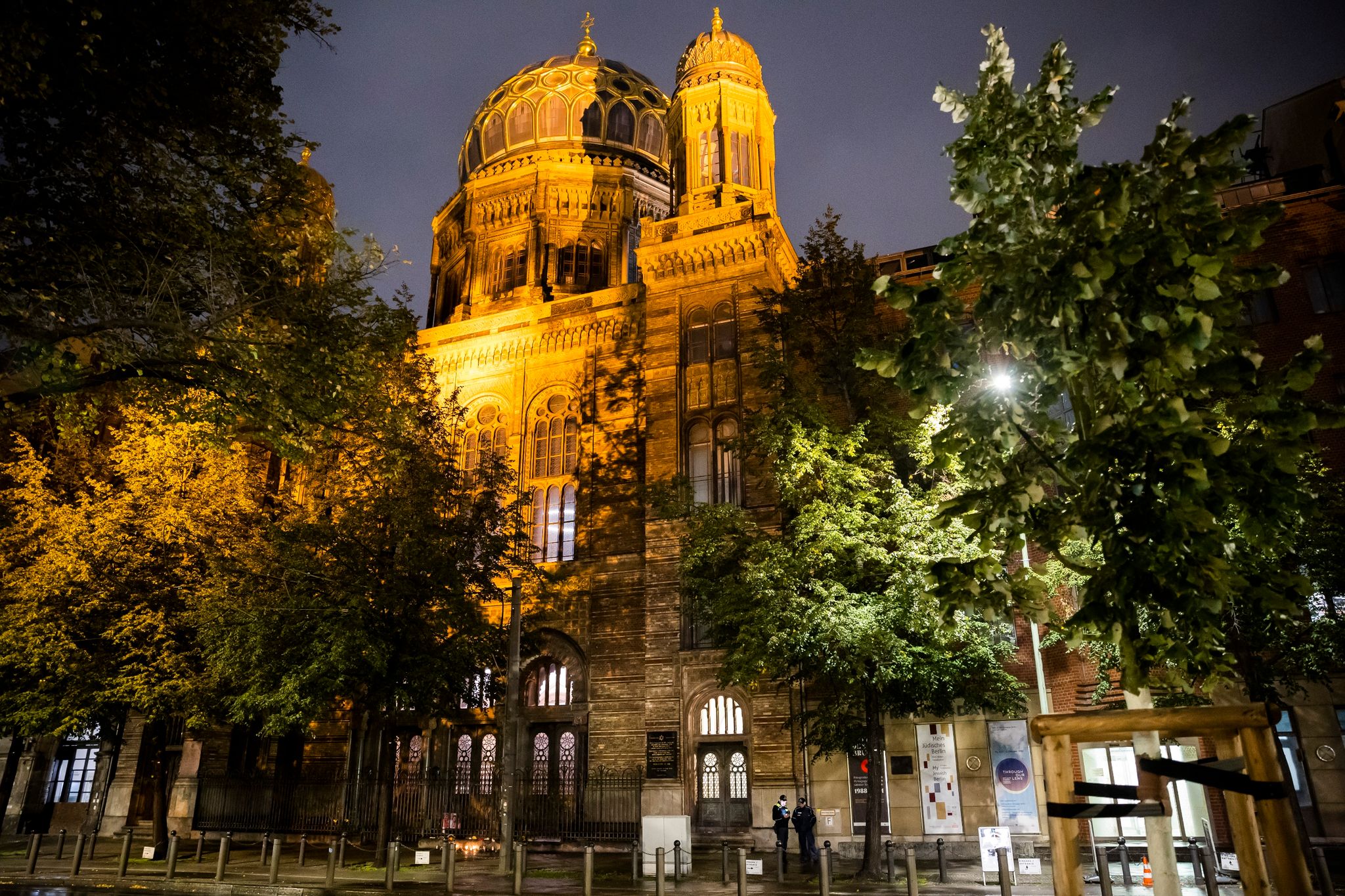 Die Neue Synagoge An Der Oranienburger Straße In Berlin-Mitte.
