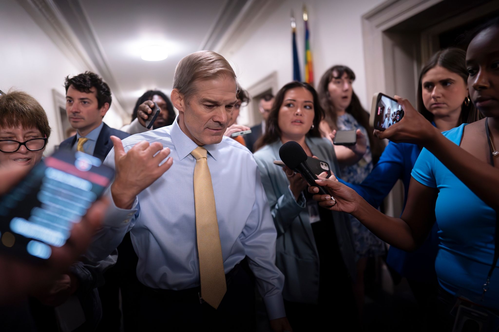 Der Republikanische Hardliner Jim Jordan Kandidiert Für Den Vorsitz Im US-Repräsentantenhaus.