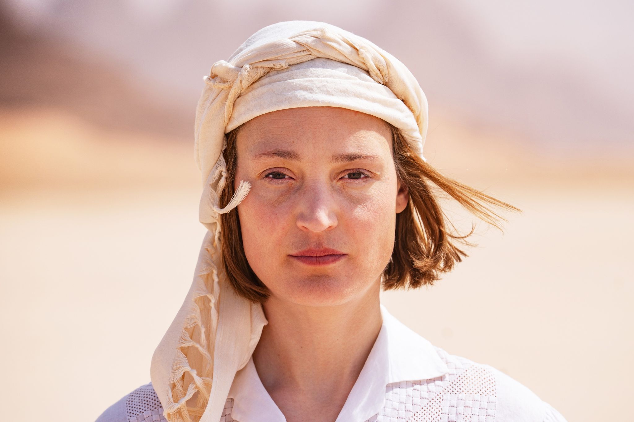 Vicky Krieps Als Ingeborg Bachmann In Einer Szene Des Films «Ingeborg Bachmann - Reise In Die Wüste».